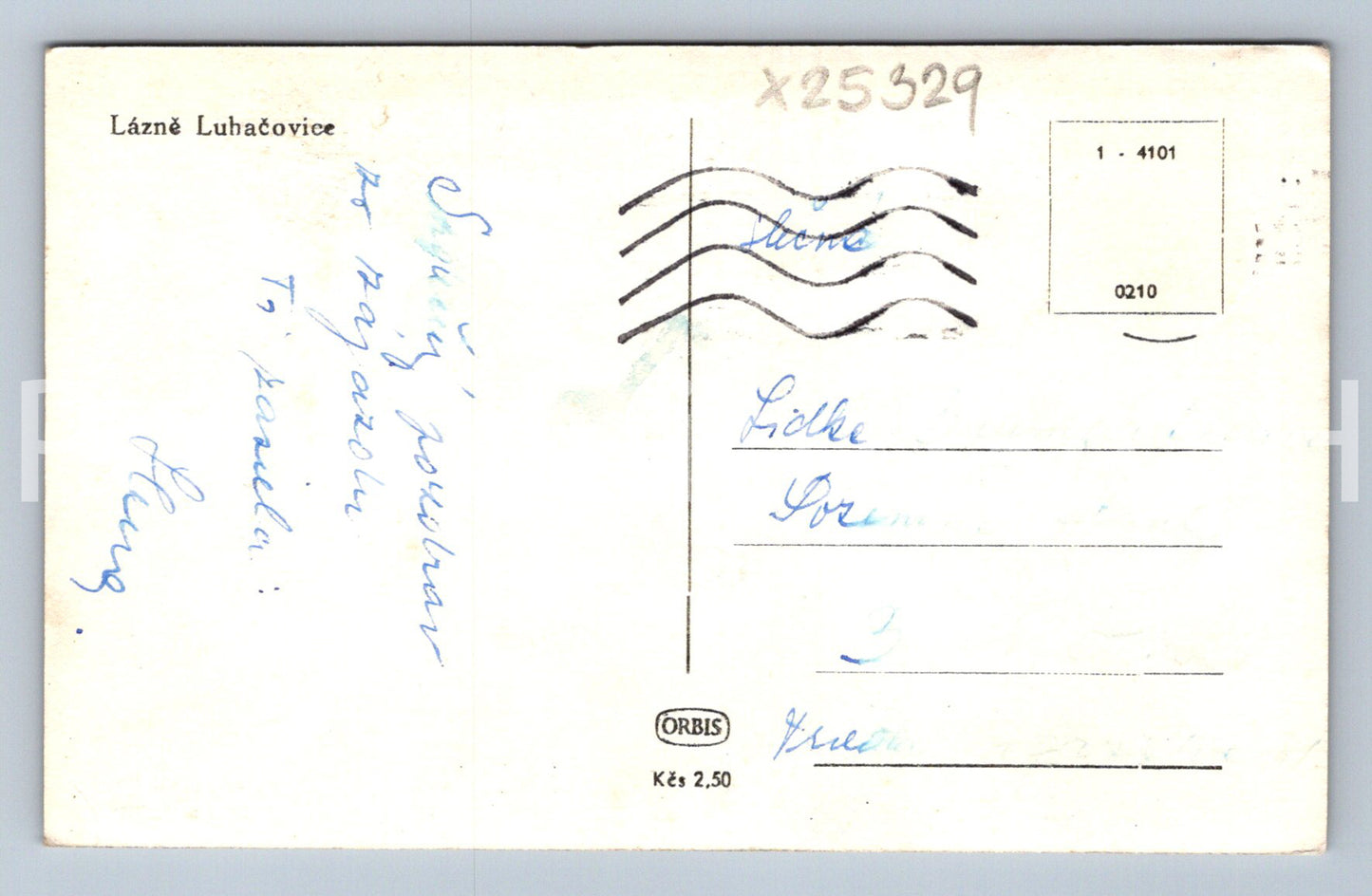 Pohlednice LÁZNĚ LUHAČOVICE (X25329)