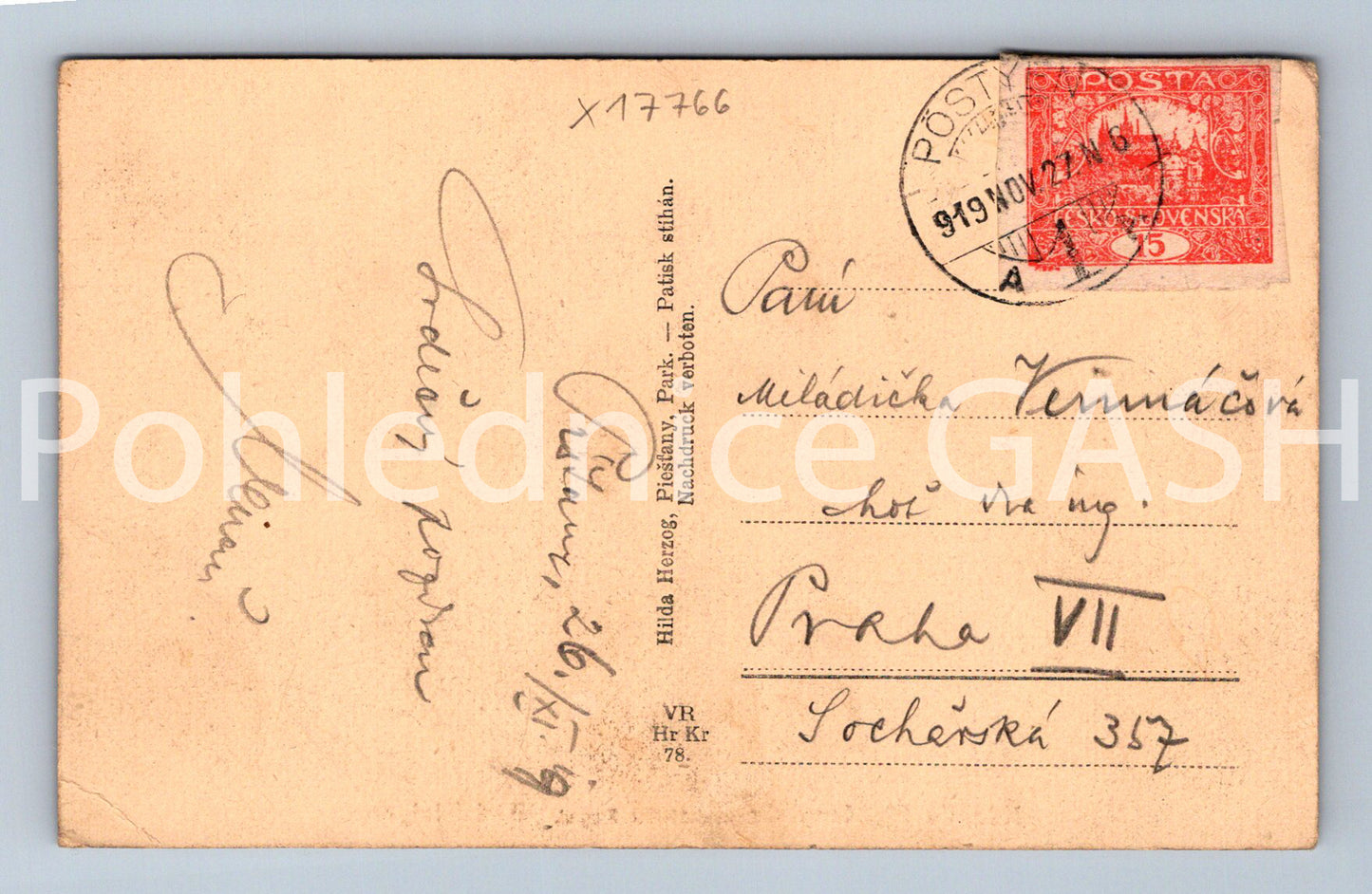 Postcard PIESTNA SPA, GRAND HOTEL ROYAL (x17766)