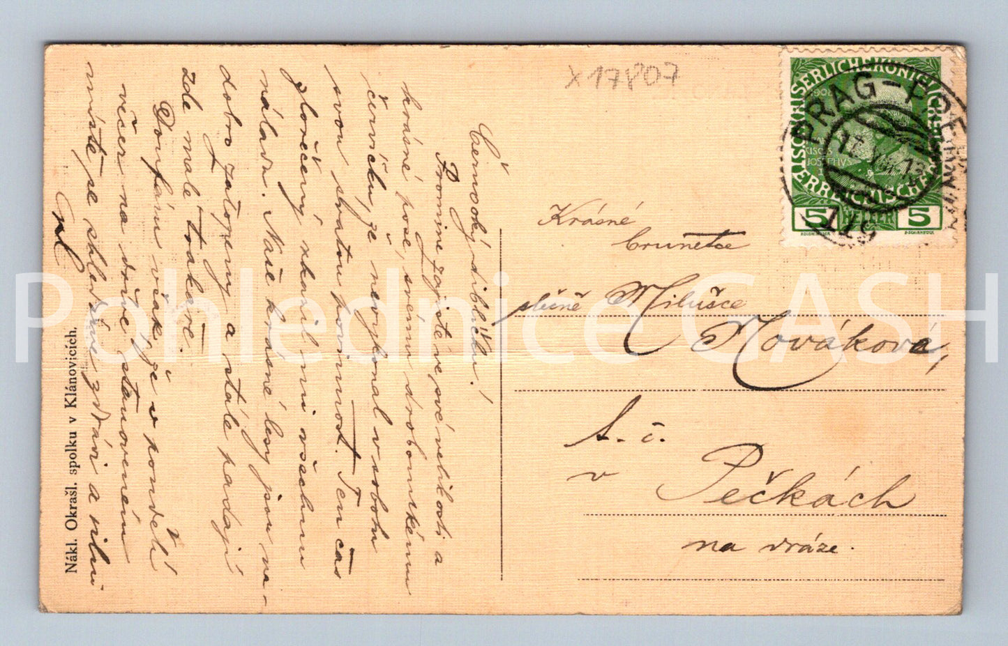 Pohlednice POZDRAV Z KLÁNOVIC (x17807)