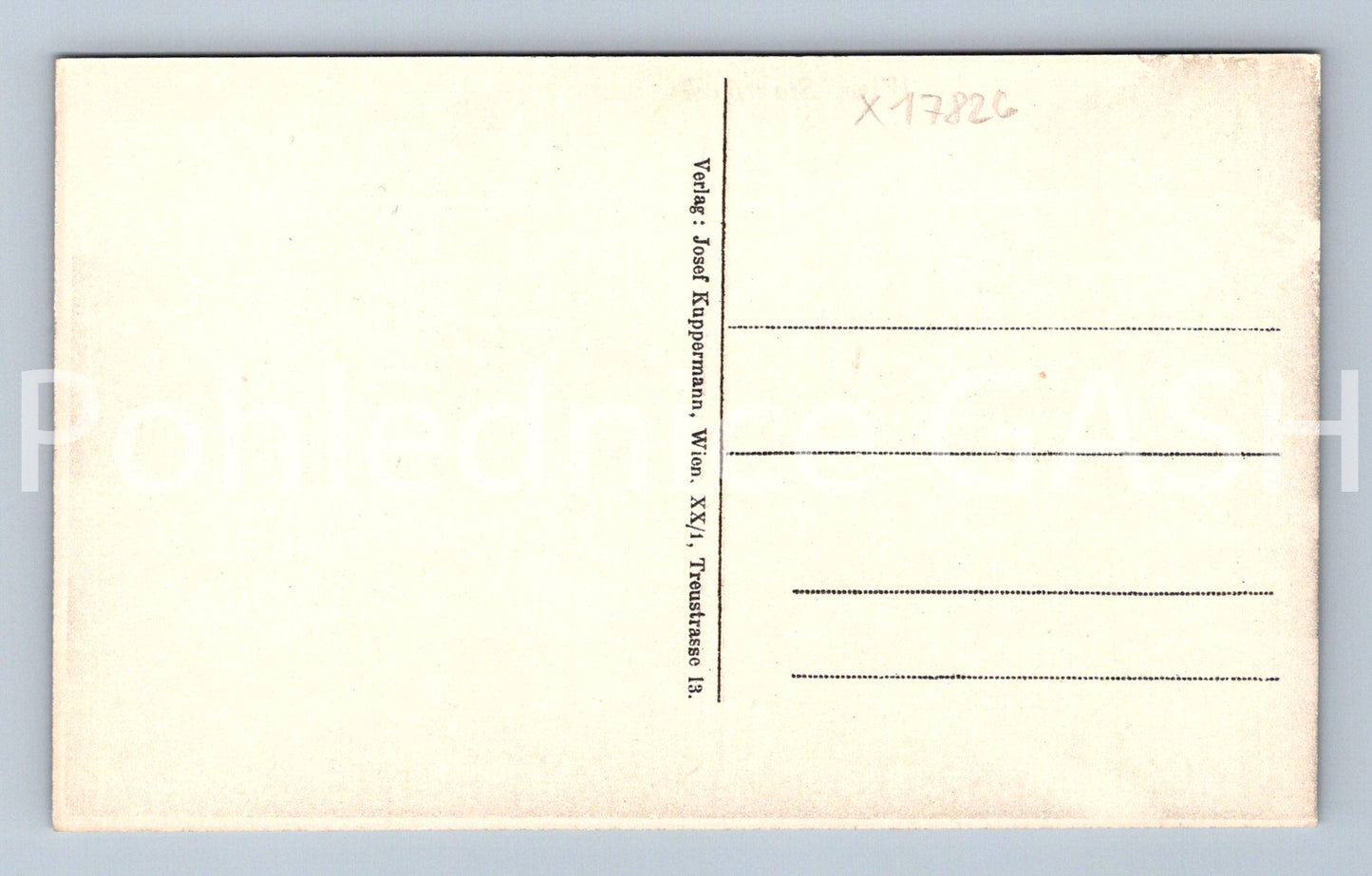 Postcard VIENNA, STADTPARK (x17826)