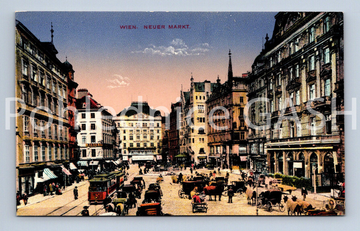 Pohlednice VÍDEŇ, NEUER MARKT (x17831)