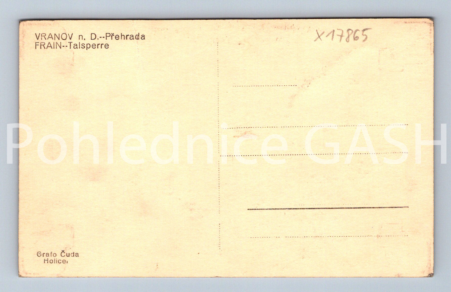 Pohlednice VRANOV N. DYJÍ (x17865)