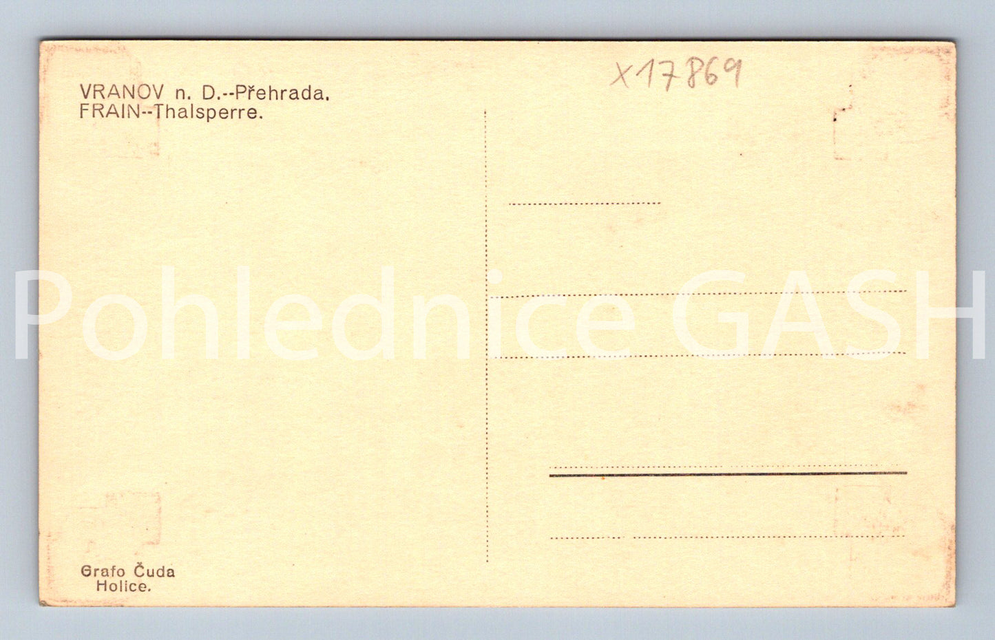Pohlednice VRANOV N. DYJÍ (x17869)