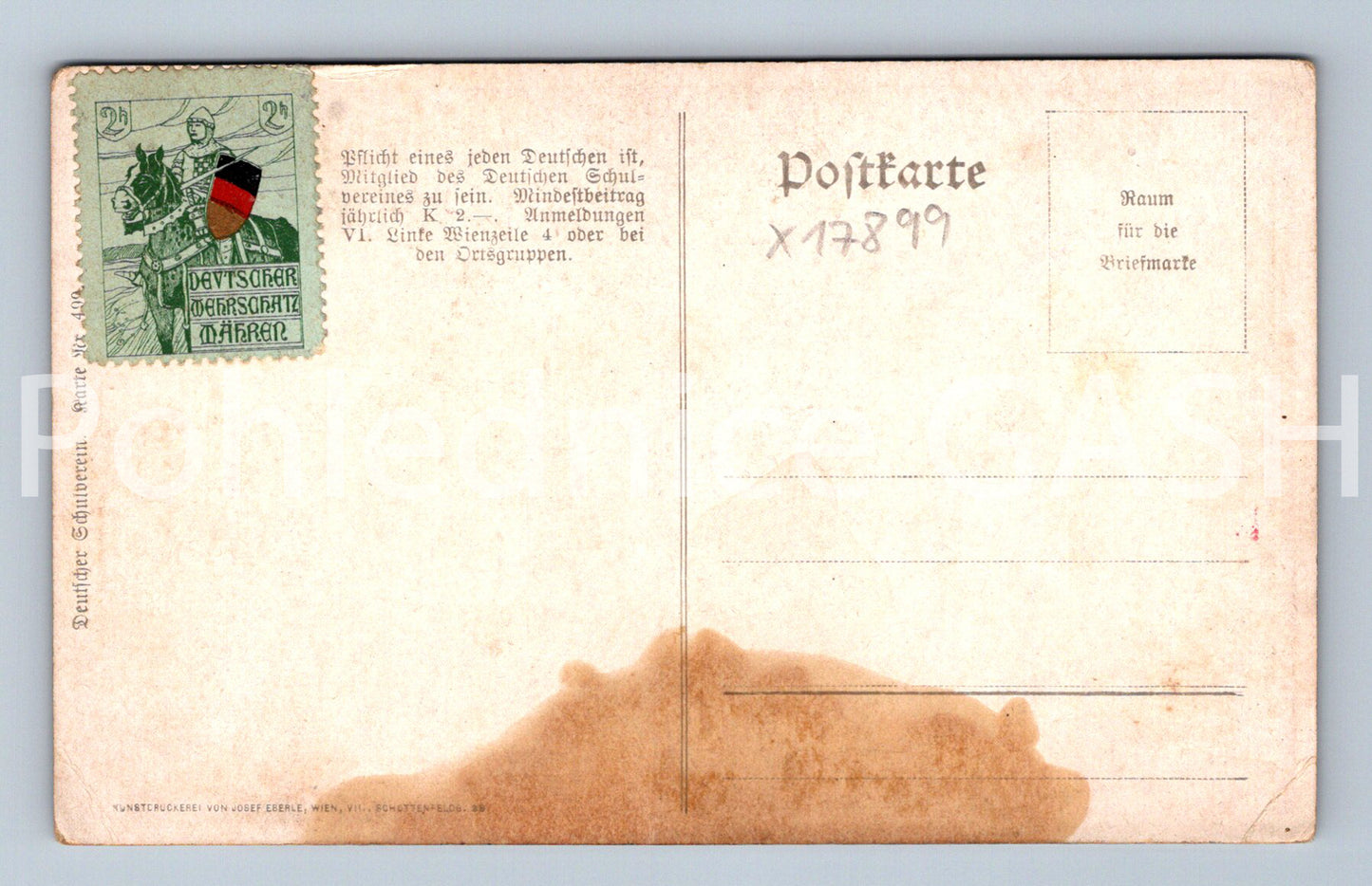 Pohlednice DAS VOLK STEHTAUF DER STURM BRICHTLOS (x17899)