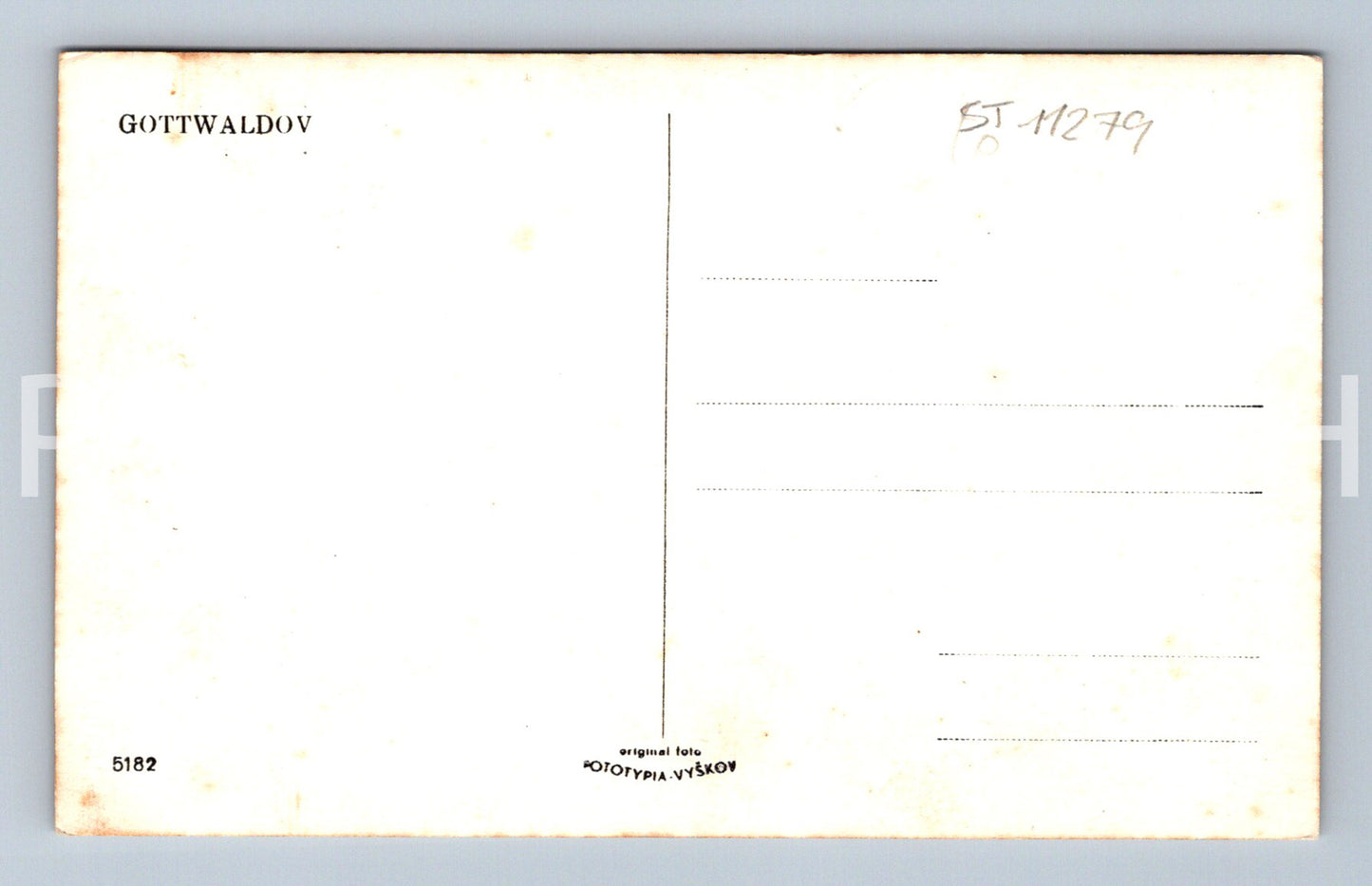 Pohlednice GOTTWALDOV (ST11279)