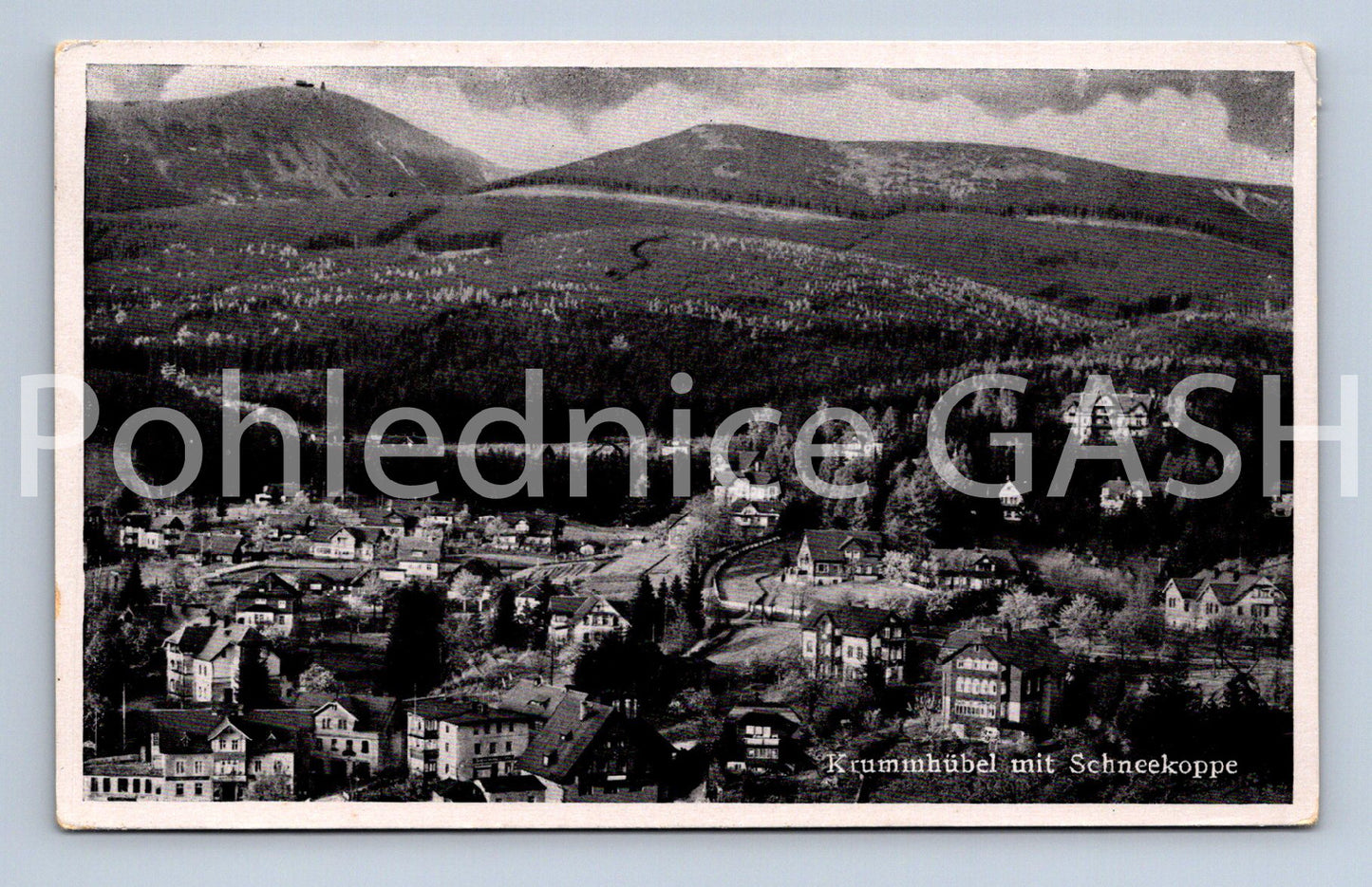 Pohlednice KRUMMHÜBEL MIT SCHNEEKOPPE (ST11306)
