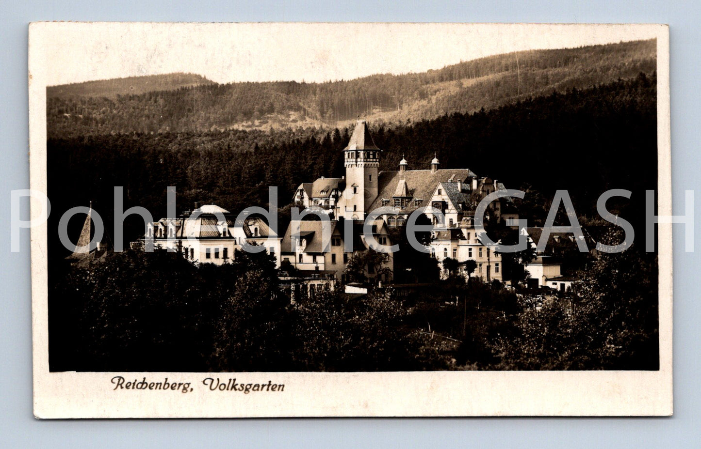 Pohlednice REICHENBERG - VOLKSGARTEN (ST11314)