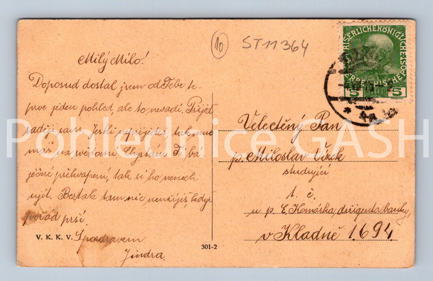 Pohlednice PRAHA (ST11364)