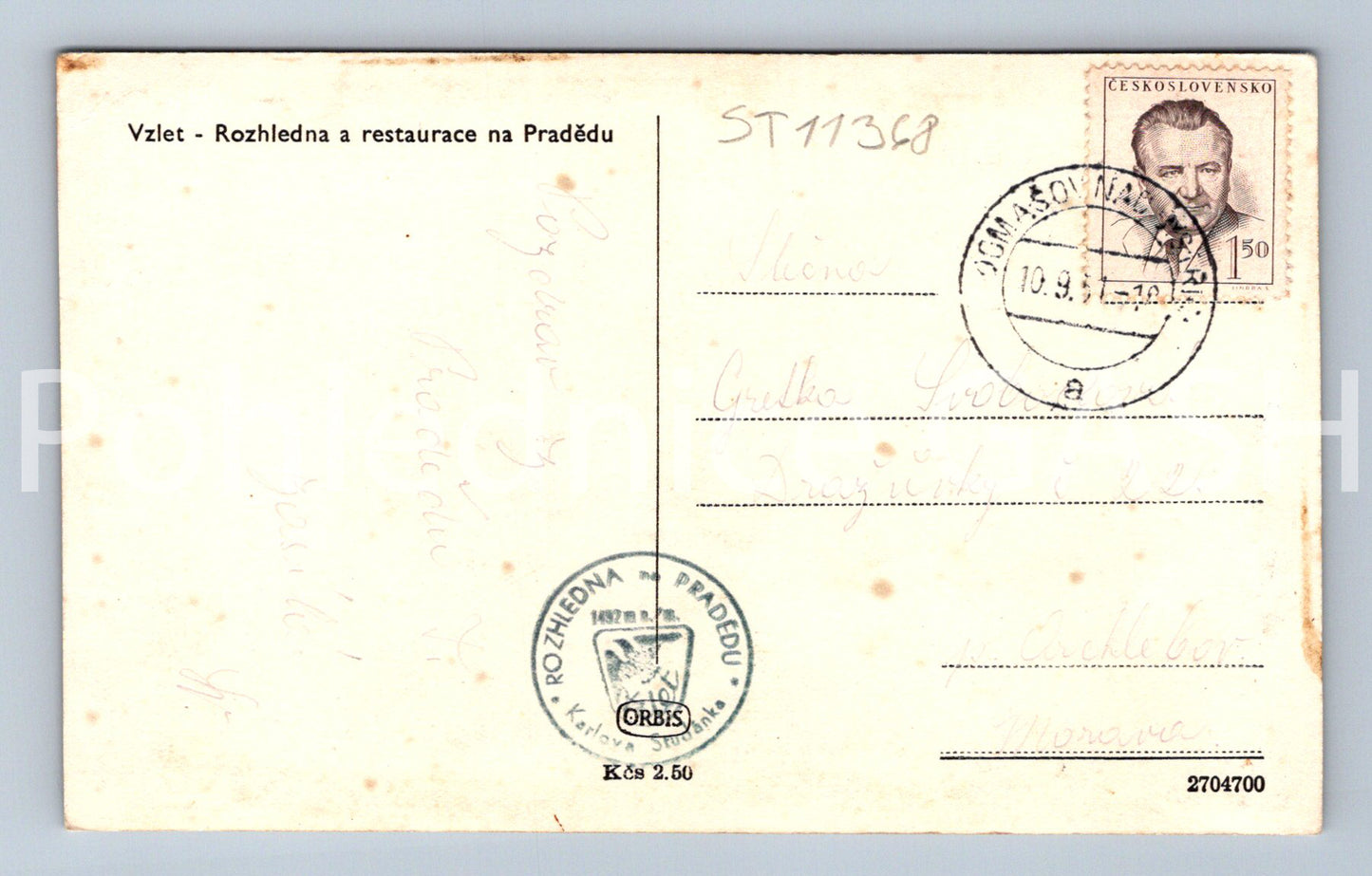 Pohlednice VZLET (ST11368)