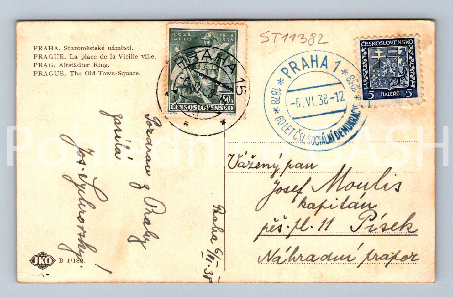 Pohlednice PRAHA (ST11382)