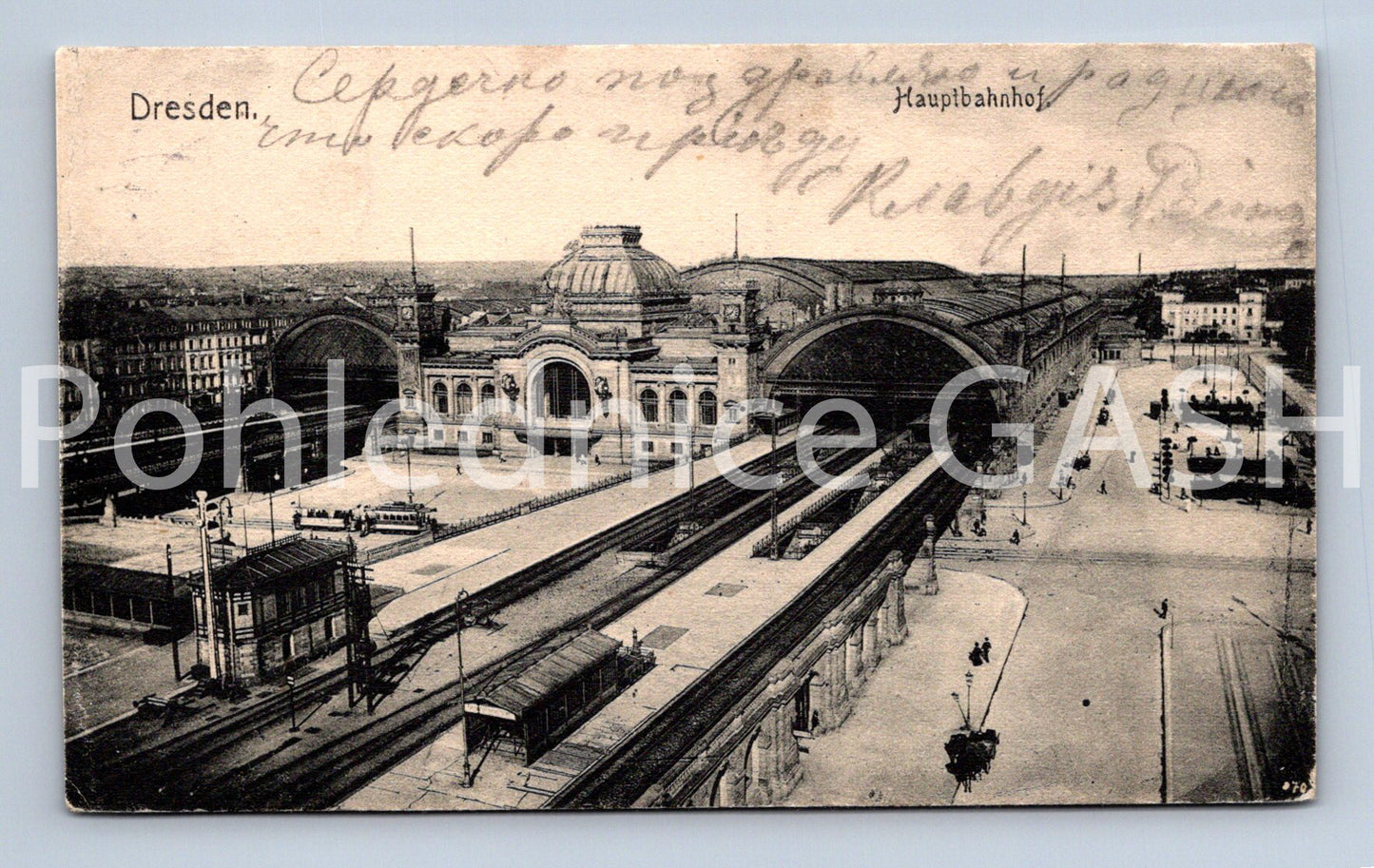 Pohlednice DRESDEN nádraží (ST11448)
