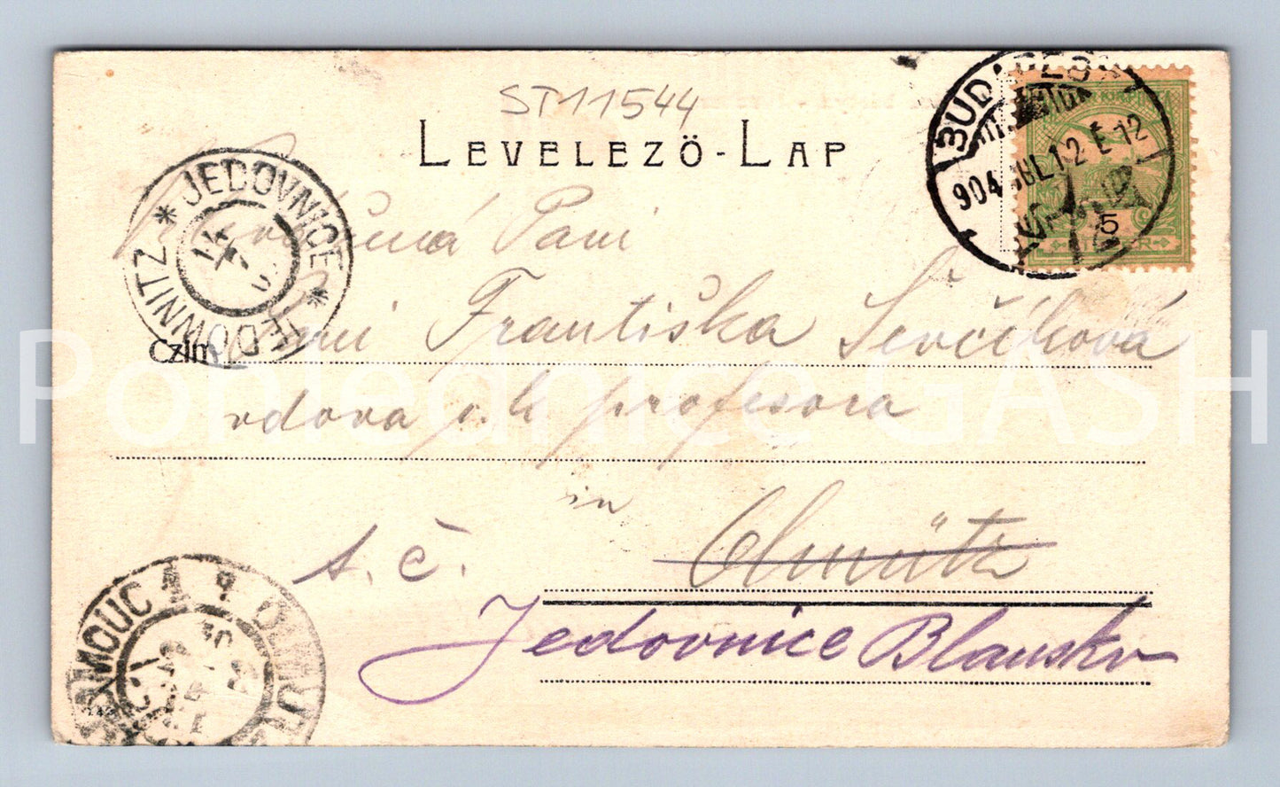 Pohlednice BUDAPEST (ST11544)