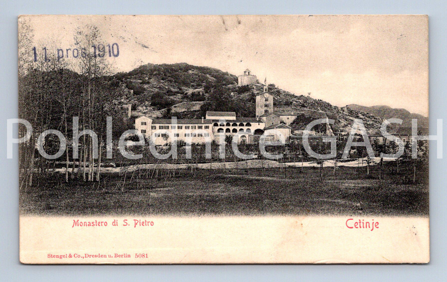 Pohlednice CETINJE - MONASTERO DI S. PIETRO (ST11651)