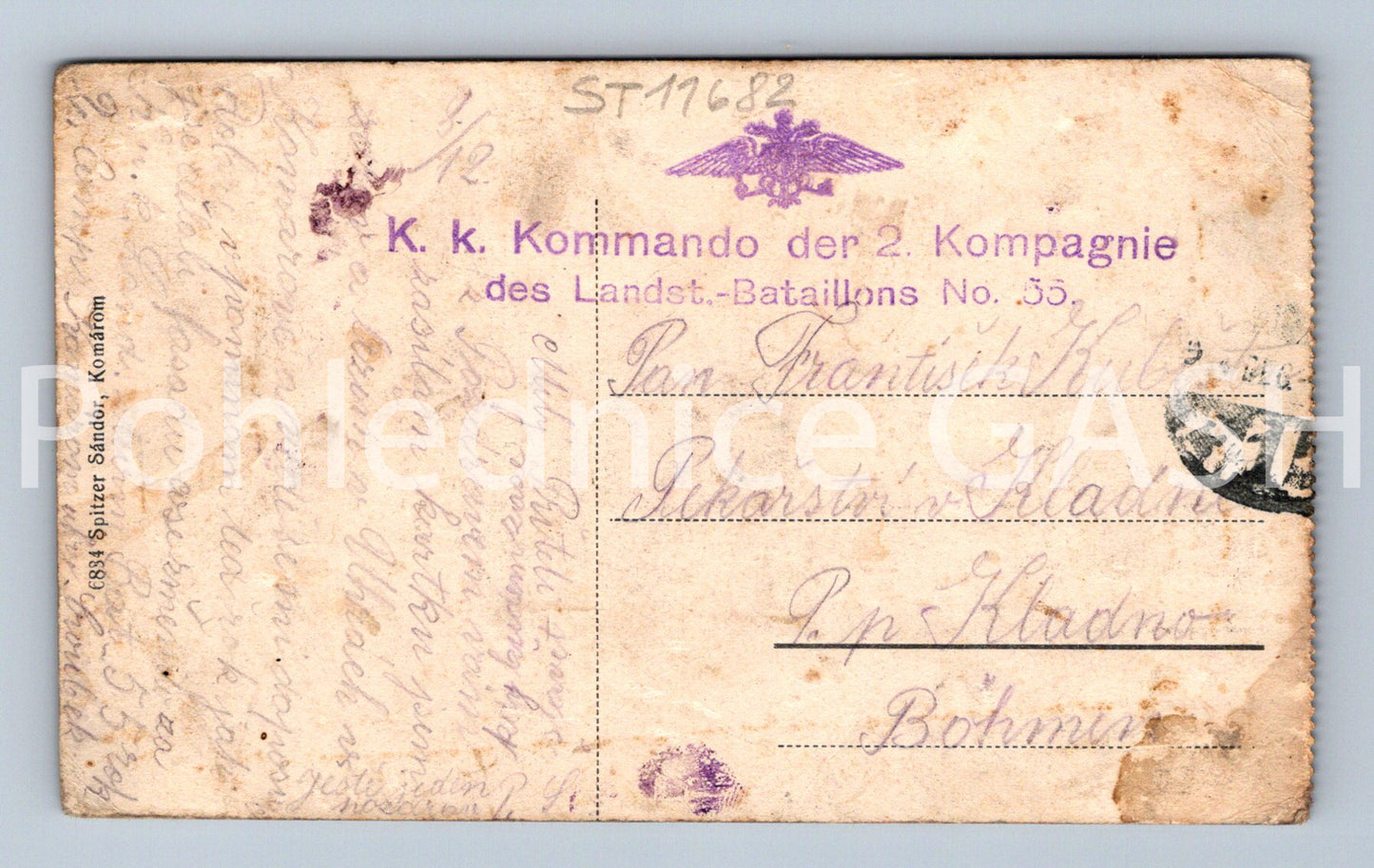 Postcard MOSQUITOES (ST11682)