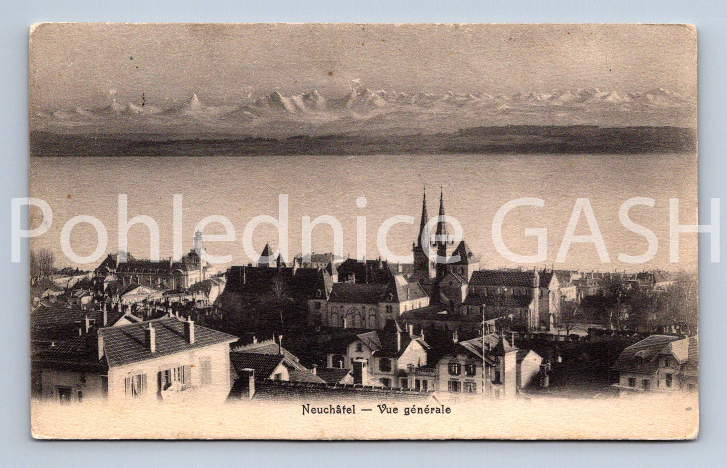 Pohlednice NEUCHATEL - VUE GÉNÉRALE (ST11727)