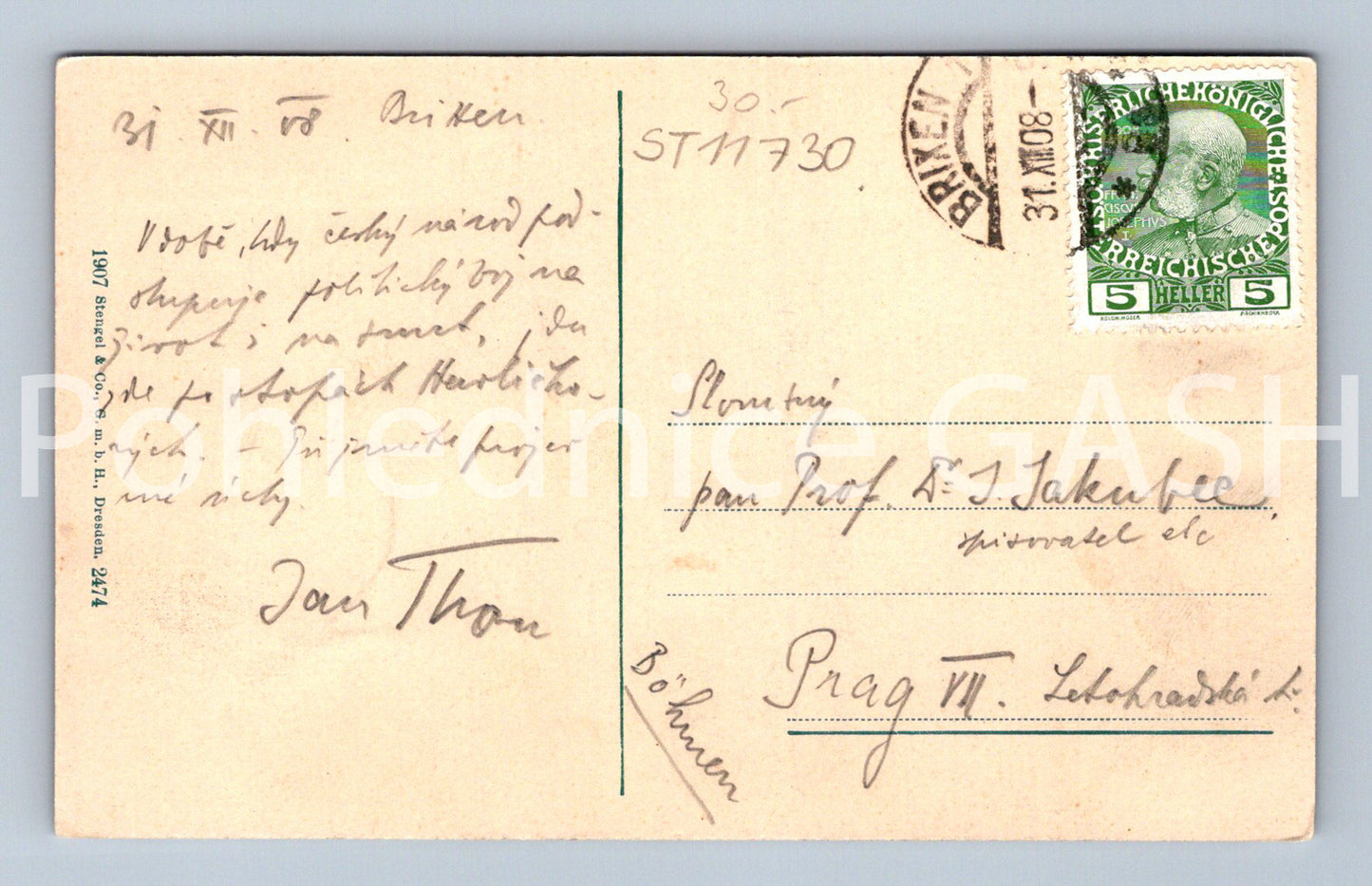 Postcard BRIXEN (ST11730)