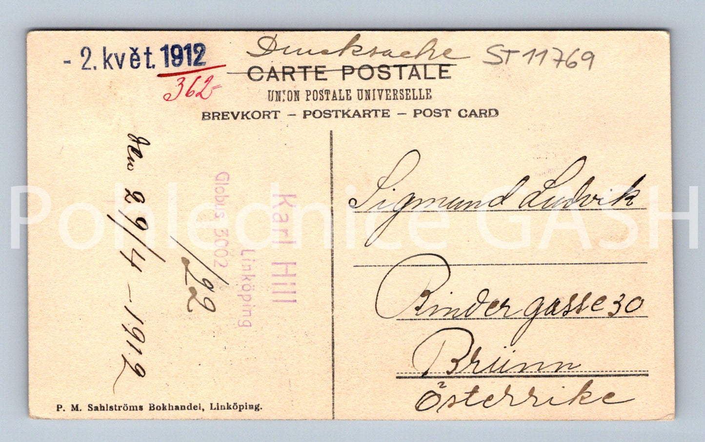 Pohlednice LINKÖPING (ST11769)
