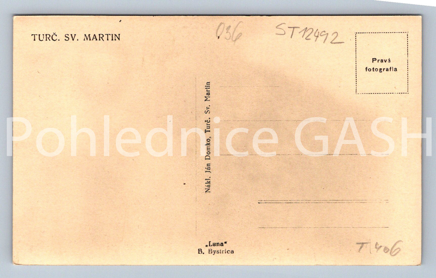 Pohlednice TURČ. SV. MARTIN (ST12492)