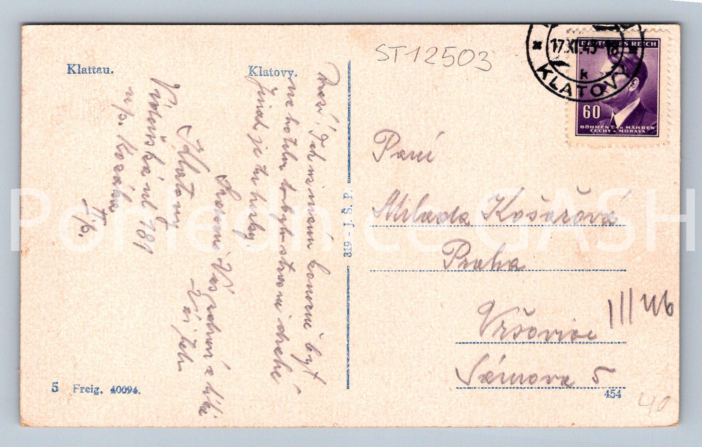 Pohlednice KLATOVY (ST12503)