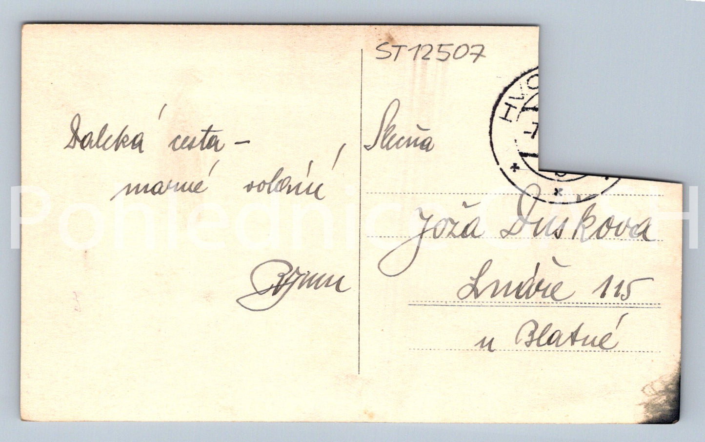 Pohlednice BLATNÁ (ST12507)