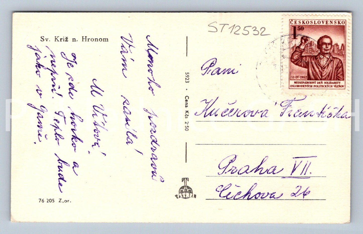 Pohlednice SV. KRIŽ N. HRONOM (ST12532)