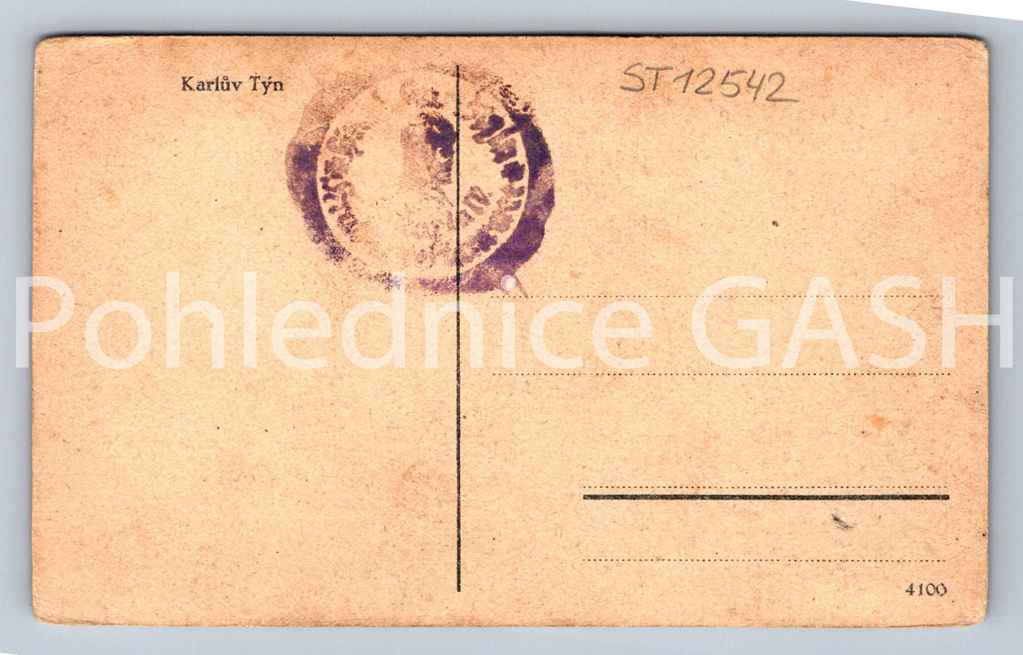 Pohlednice KARLŮV TÝN (ST12542)