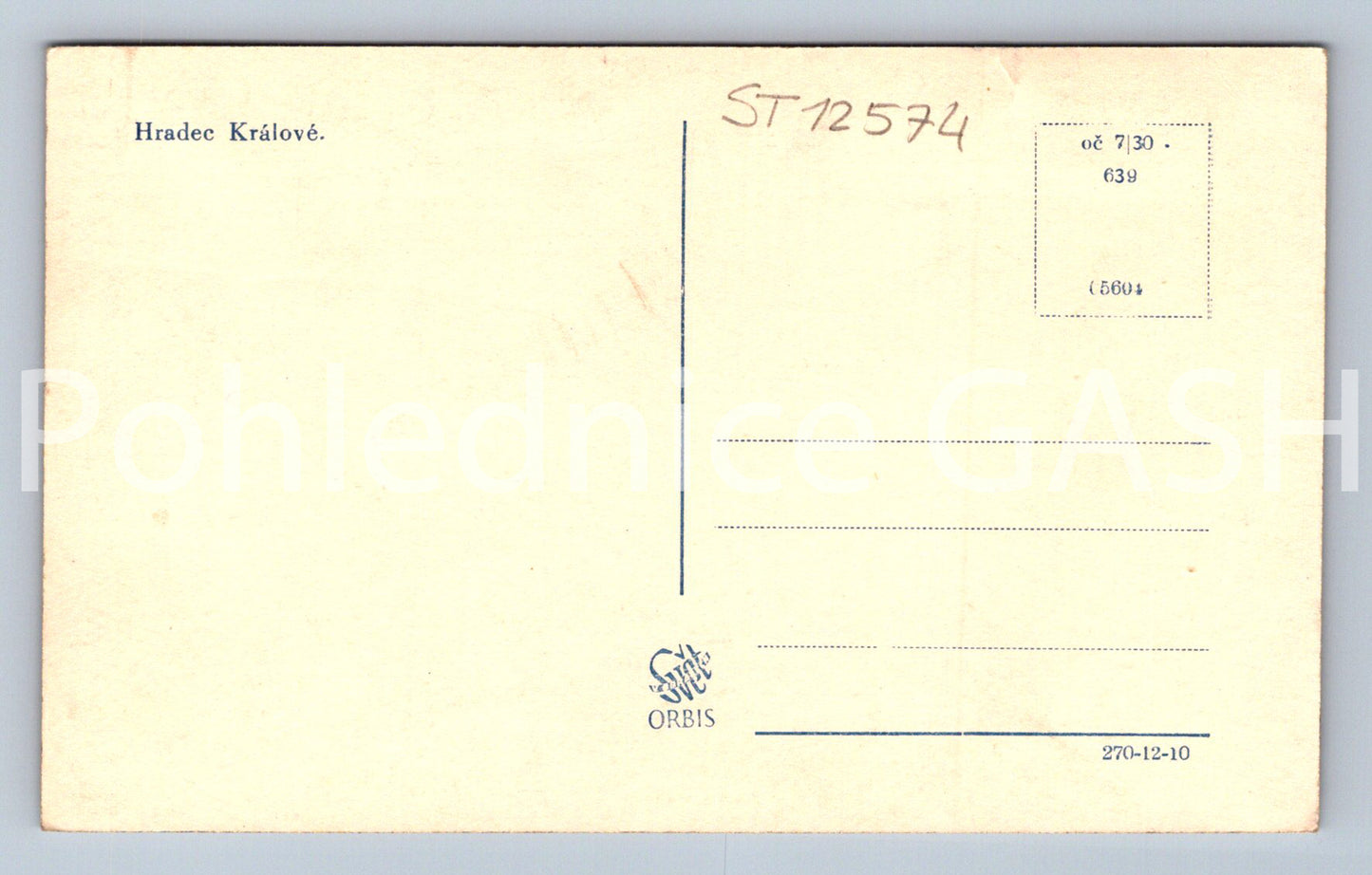 Pohlednice HRADEC KRÁLOVÉ (ST12574)
