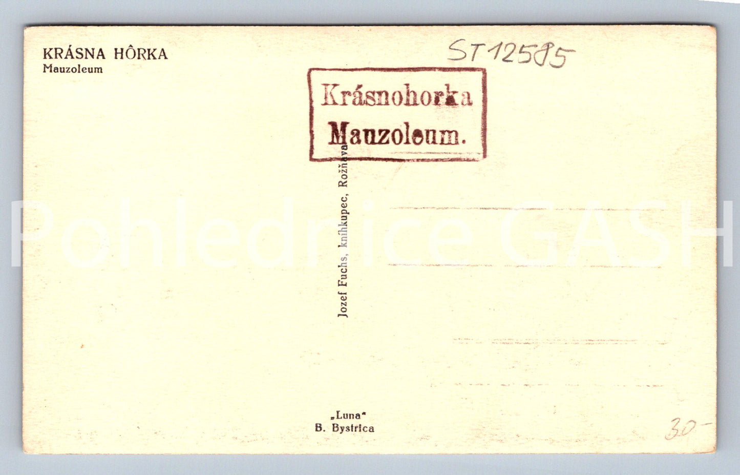 Pohlednice KRÁSNÁ HORKA (ST12585)