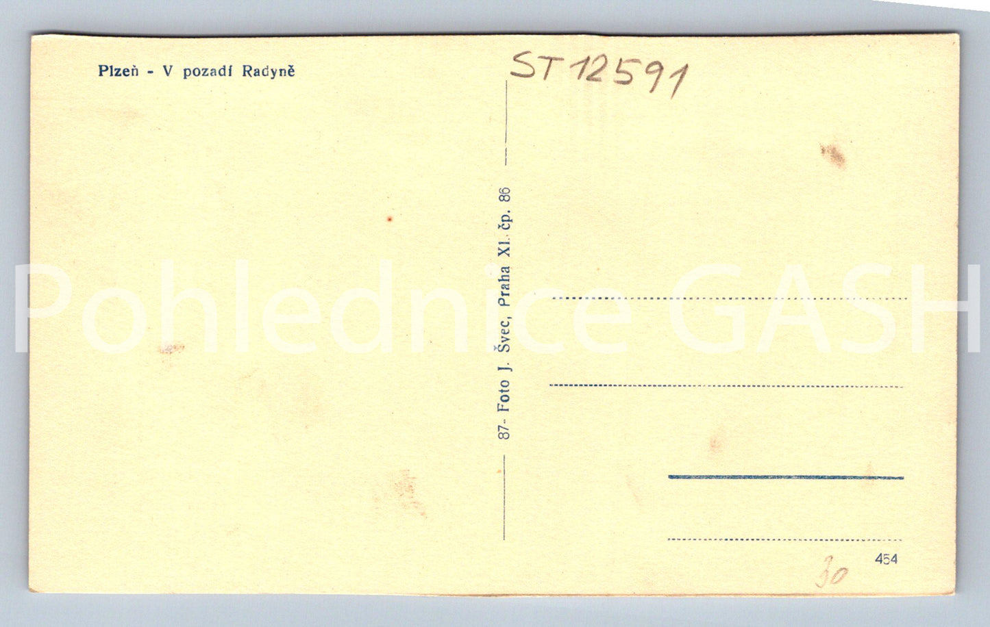 Pohlednice PLZEŇ (ST12591)