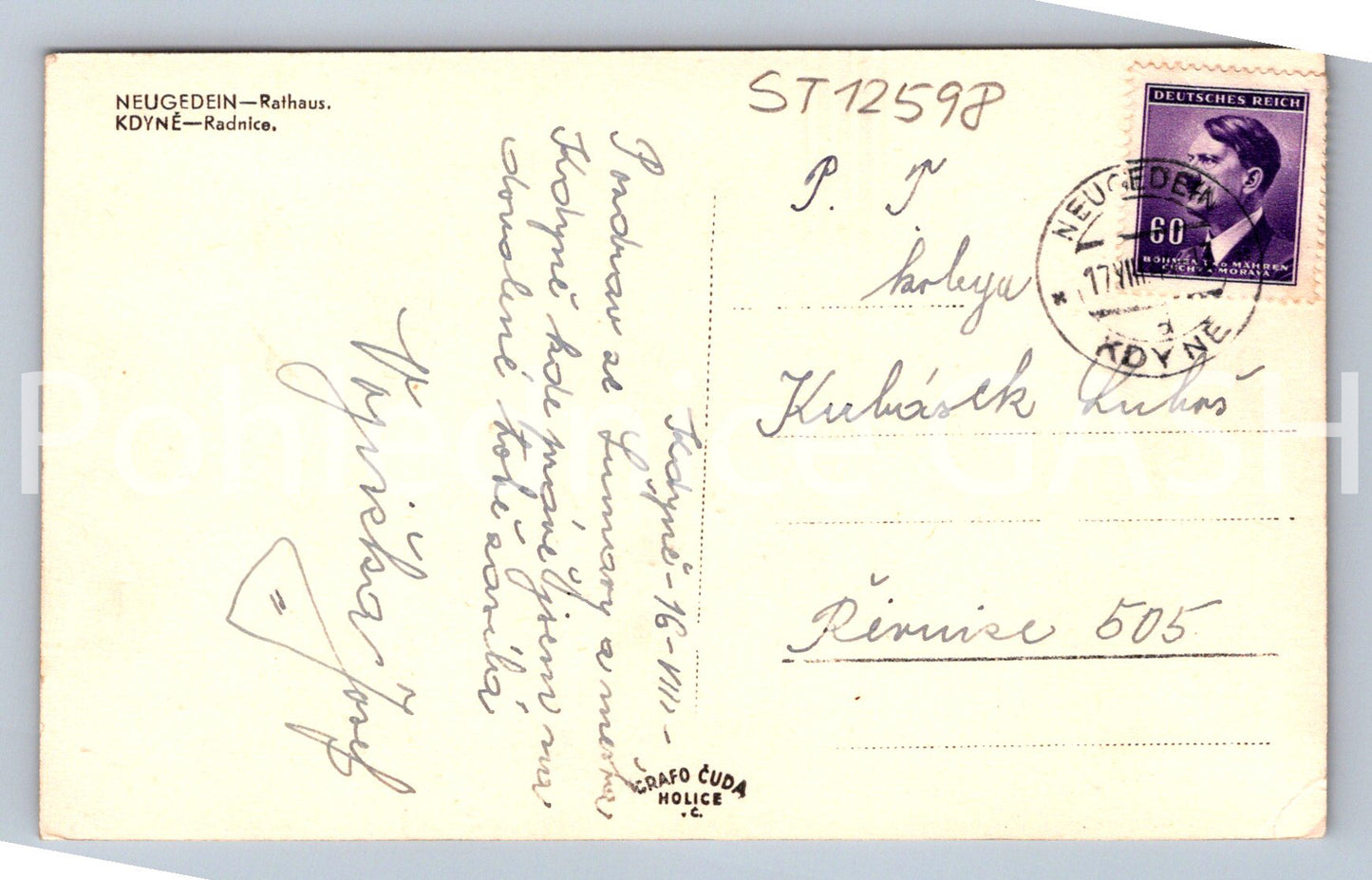 Pohlednice KDYNĚ - RADNICE (ST12598)