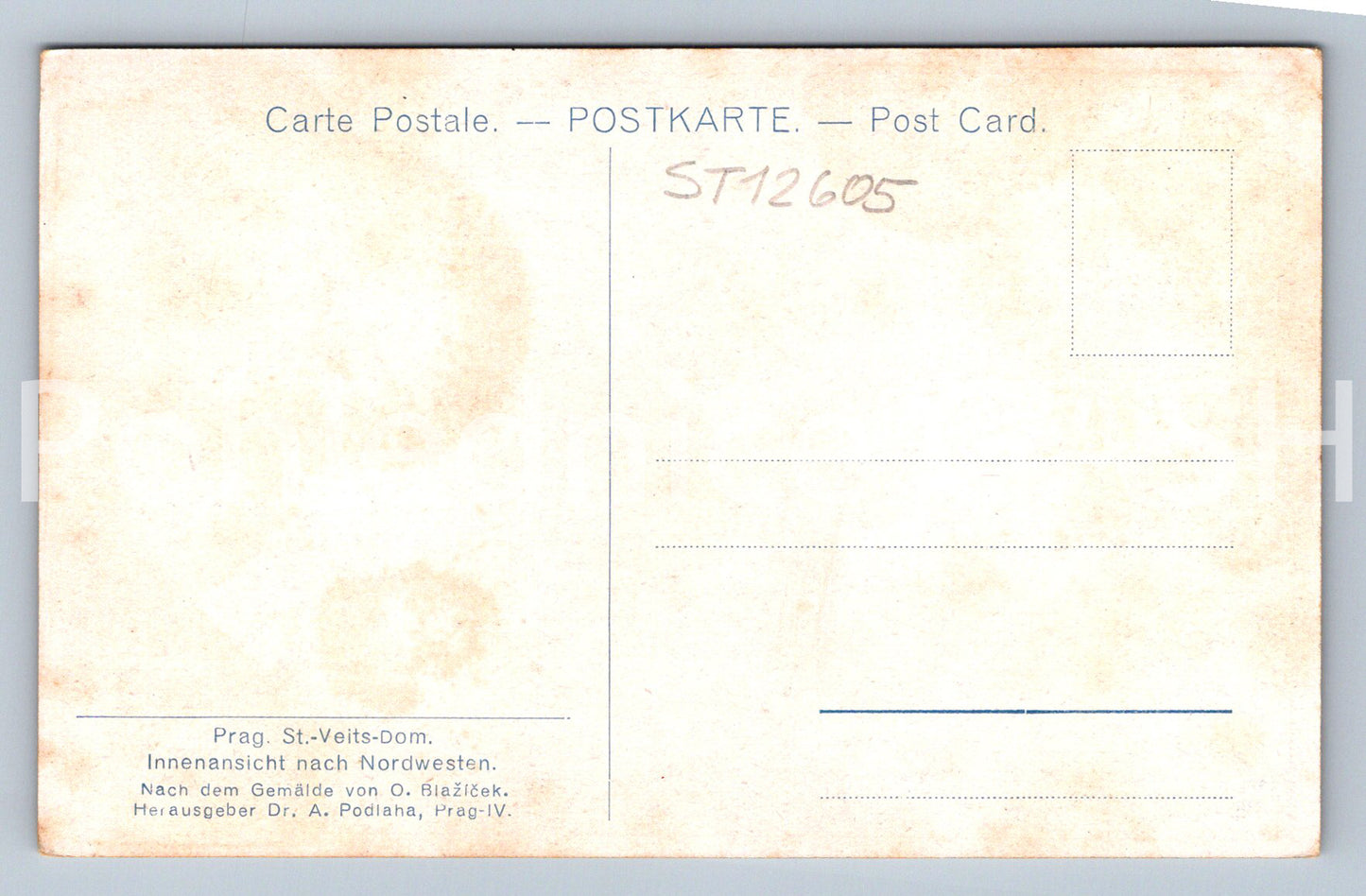 Pohlednice PRAHA (ST12605)