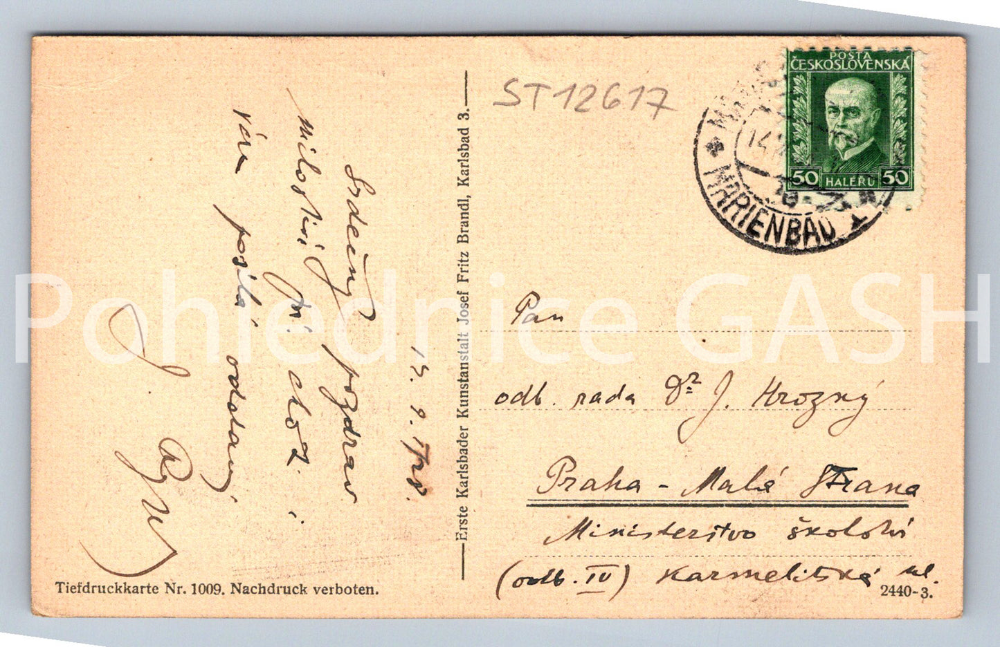 Pohlednice MARIÁNSKÉ LÁZNĚ (ST12617)