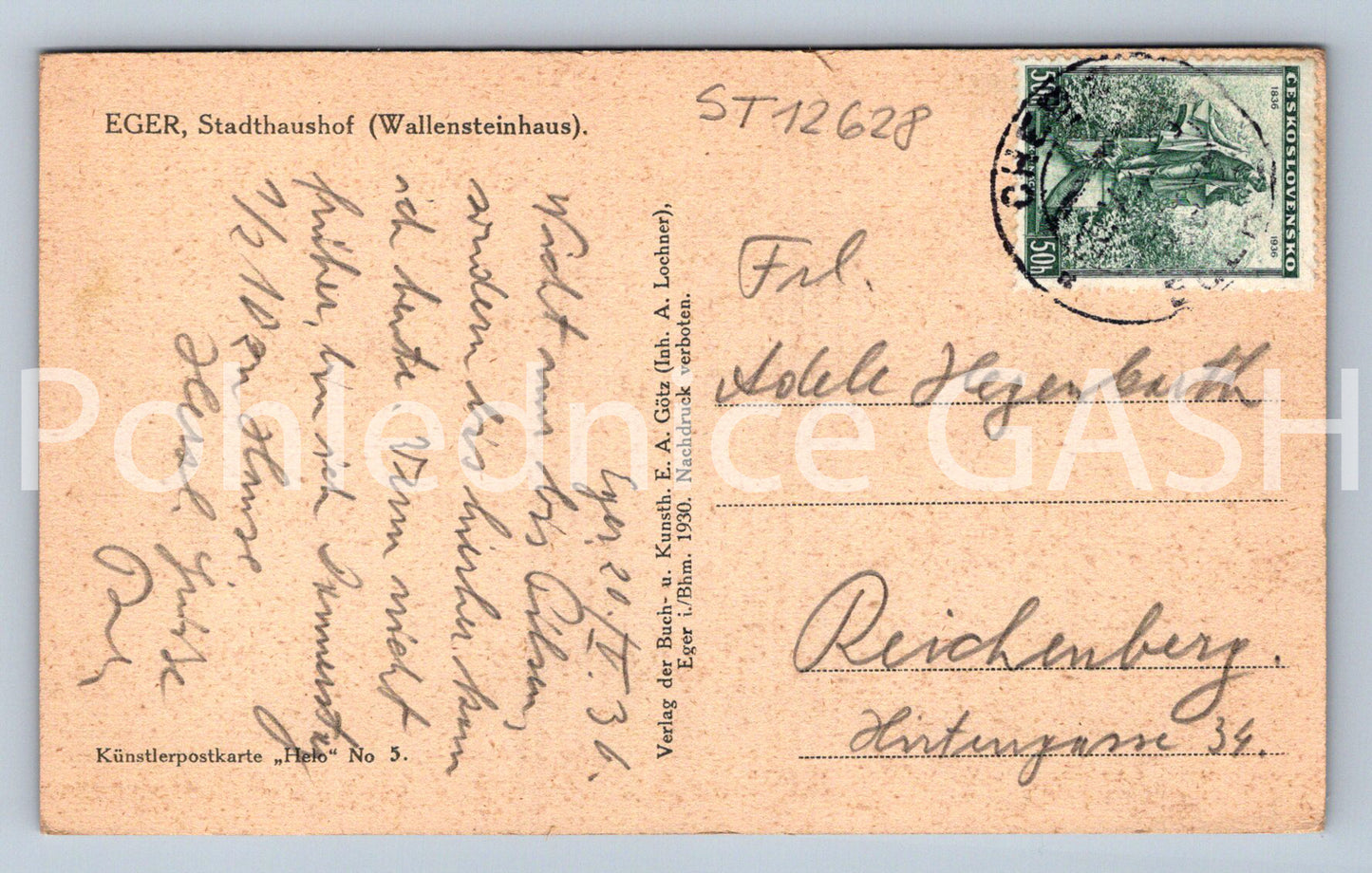 Pohlednice EGER (ST12628)