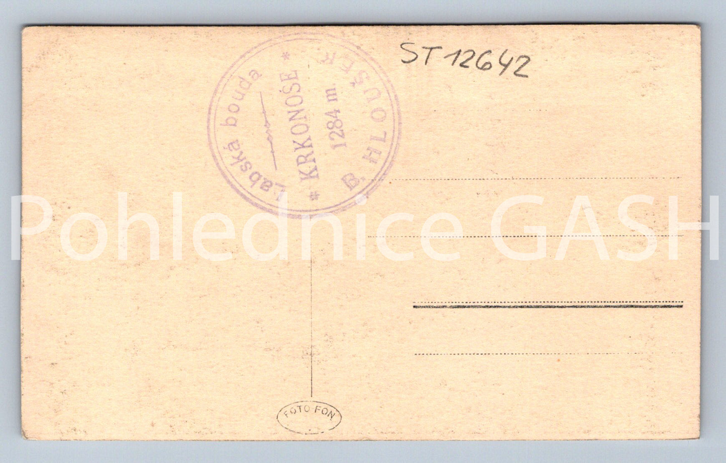 Pohlednice SNĚŽKA (ST12642)