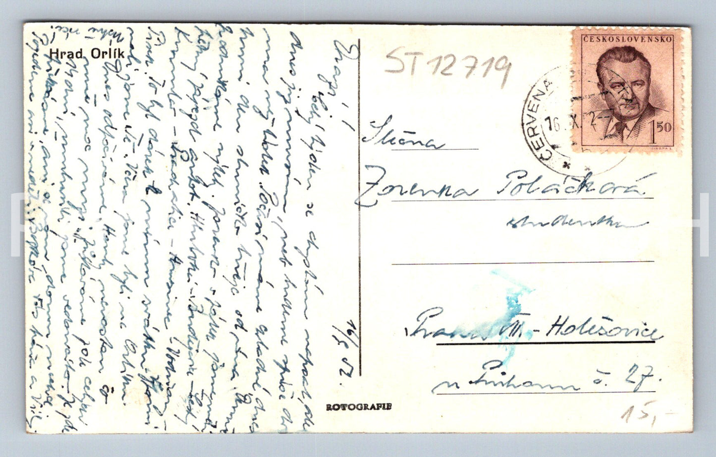 Pohlednice HRAD ORLÍK (ST12719)