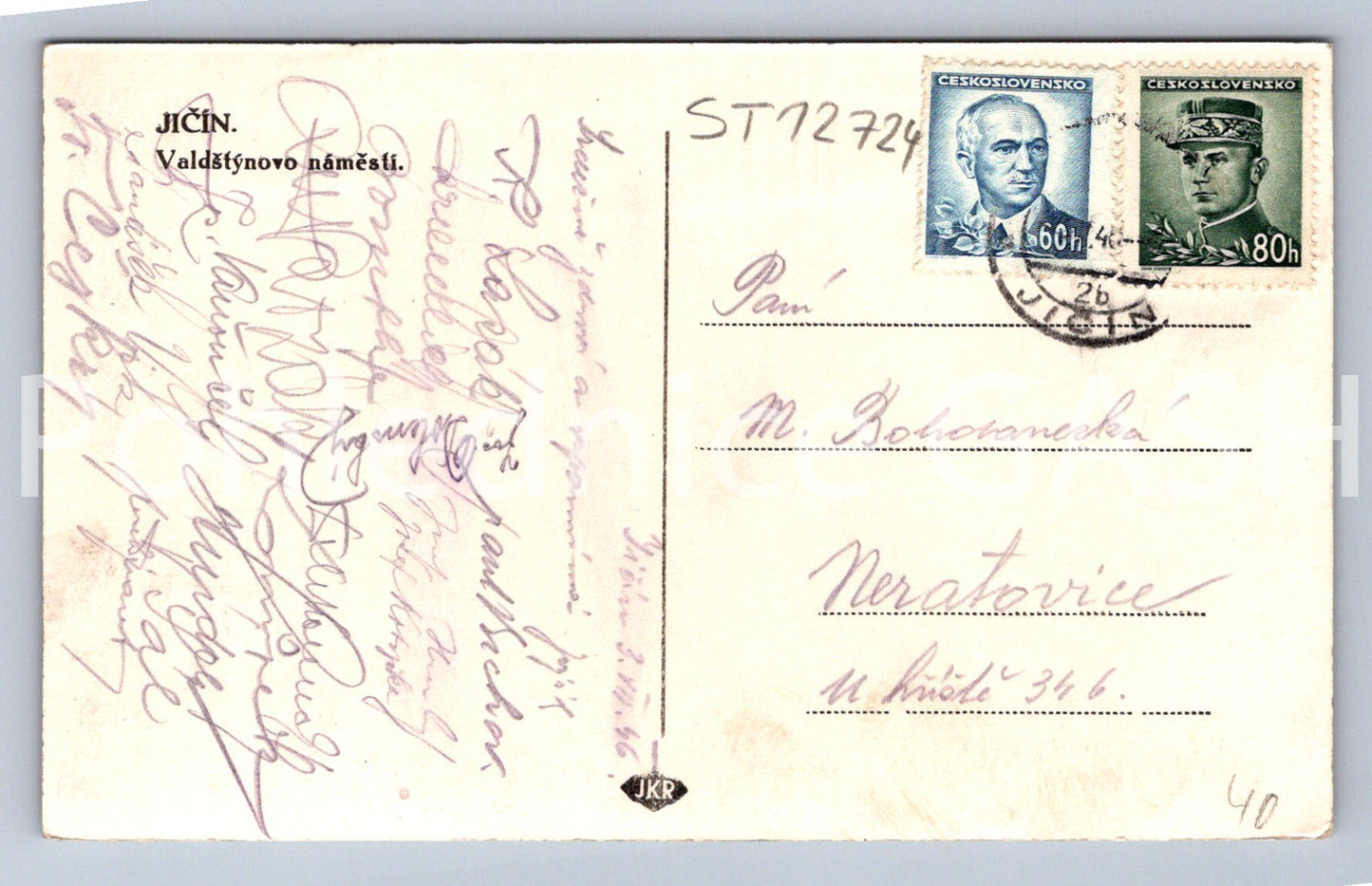 Pohlednice JIČÍN (ST12724)