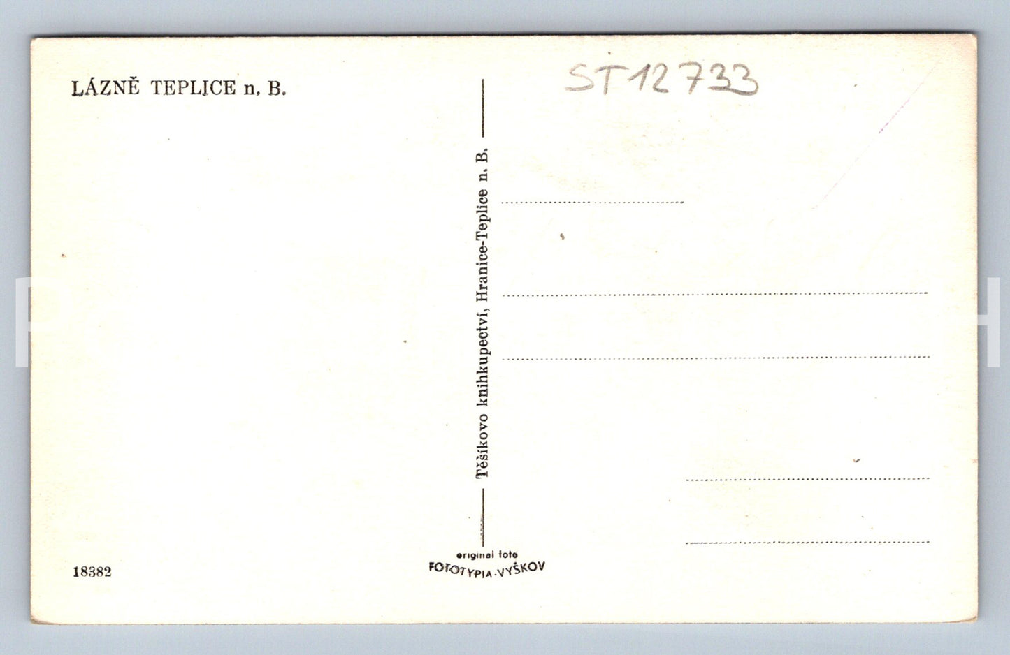 Pohlednice LÁZNĚ TEPLICE (ST12733)