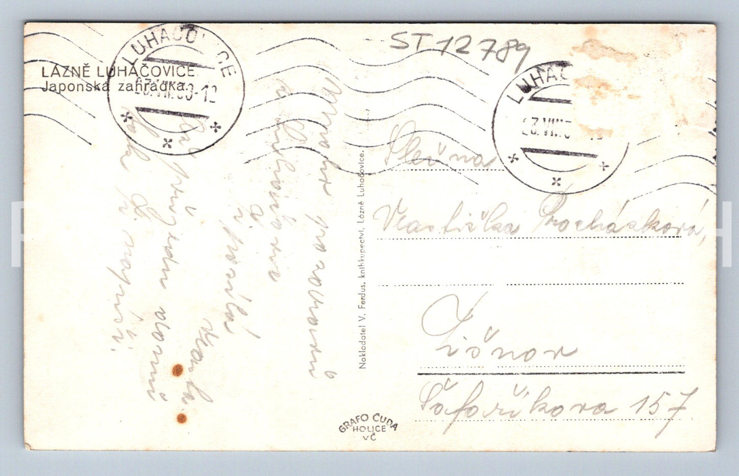 Pohlednice LÁZNĚ LUHAČOVICE (ST12789)