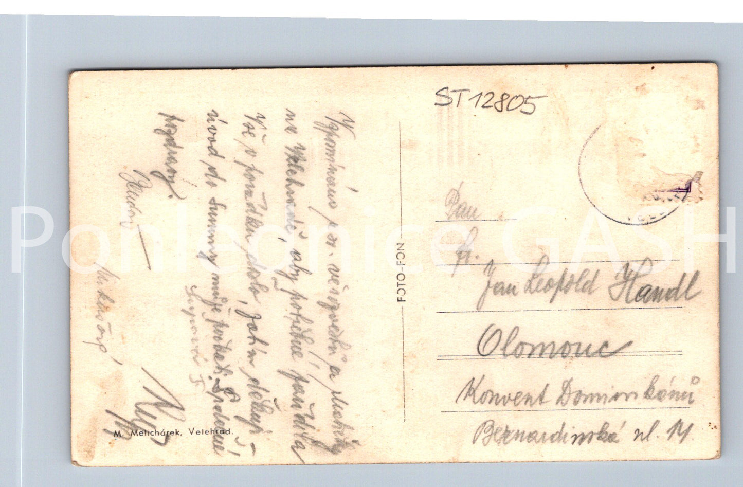 Postcard VELEHRAD (ST12805)