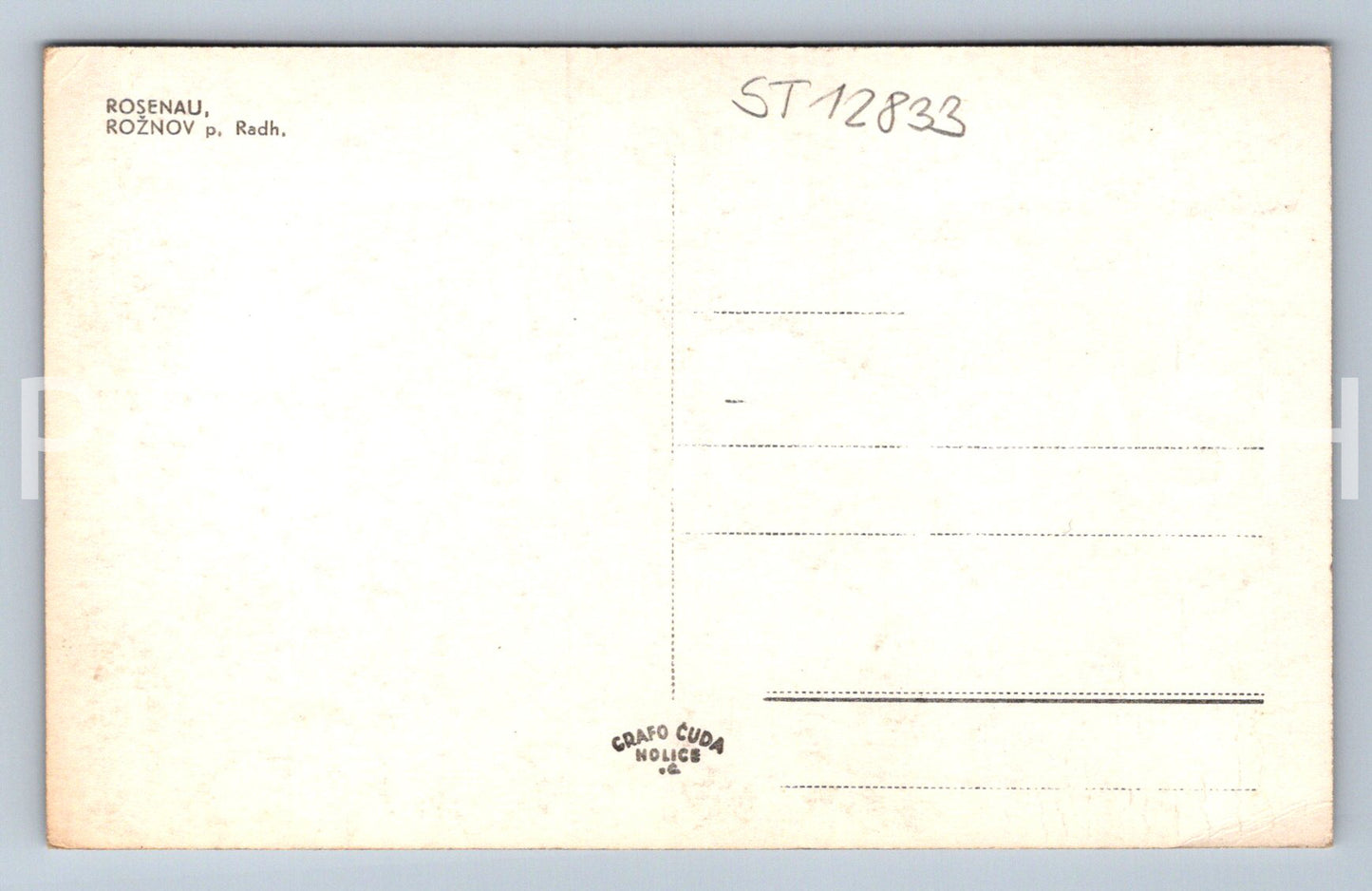 Pohlednice ROŽNOV POD RADHOŠTĚM (ST12833)