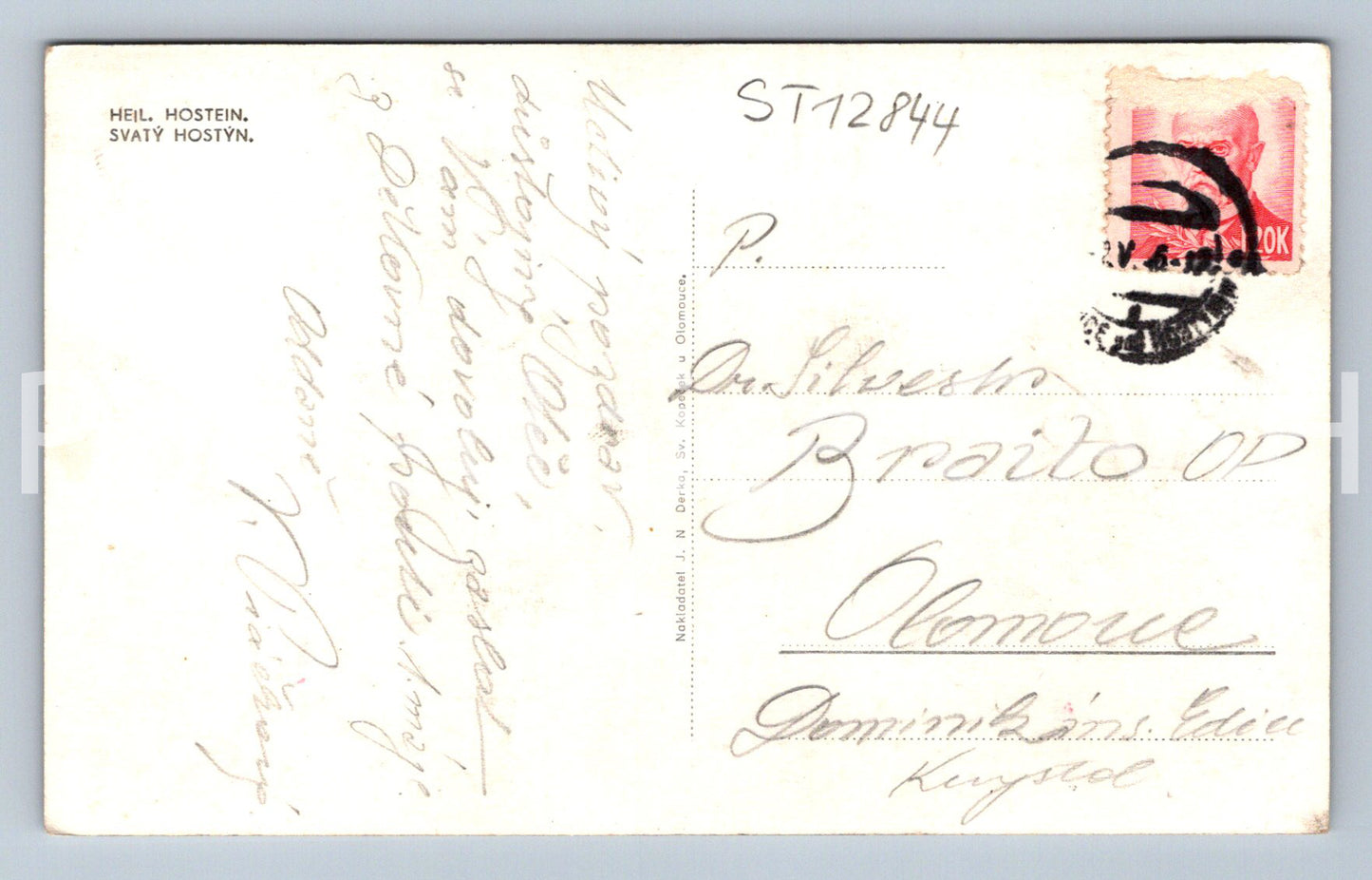 Pohlednice SVATÝ HOSTÝN (ST12844)