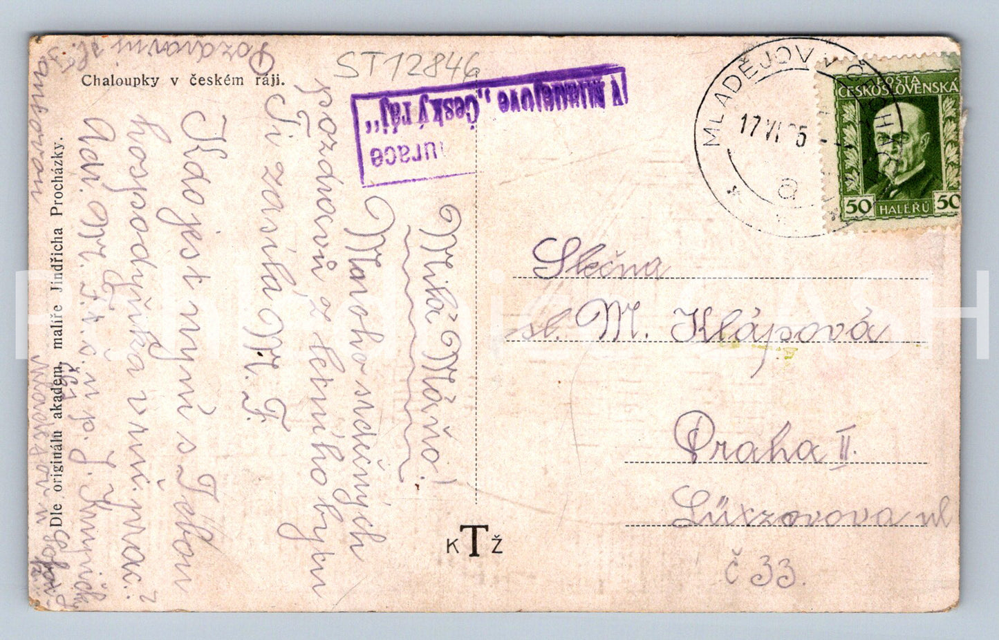 Pohlednice CHALOUPKY V ČESKÉM RÁJI (ST12846)