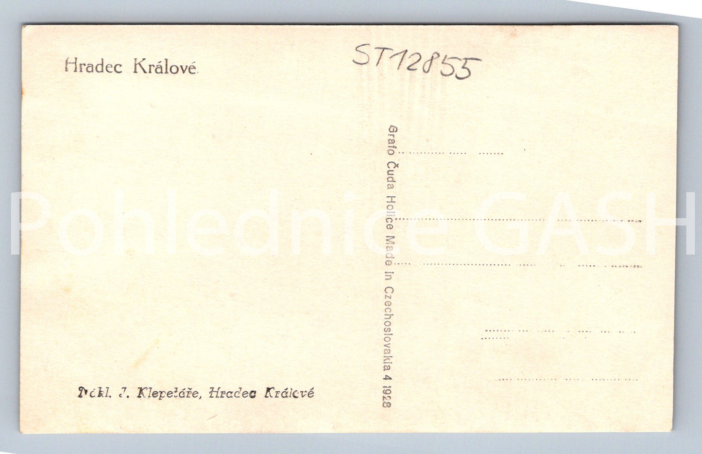 Postcard HRADEC KRÁLOVÉ (ST12855)