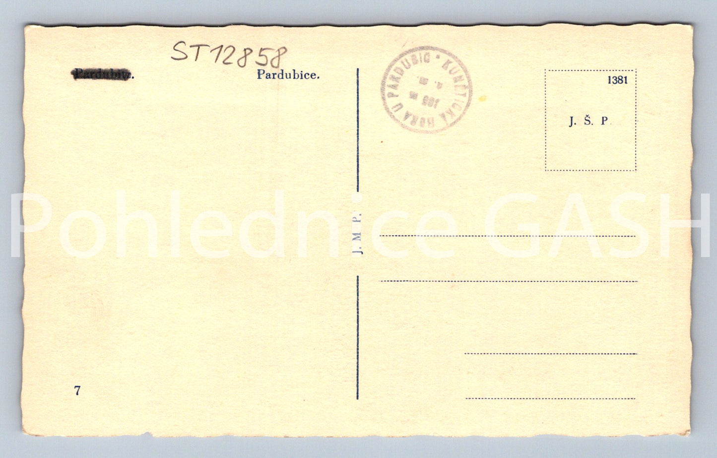 Pohlednice PARDUBICE (ST12858)
