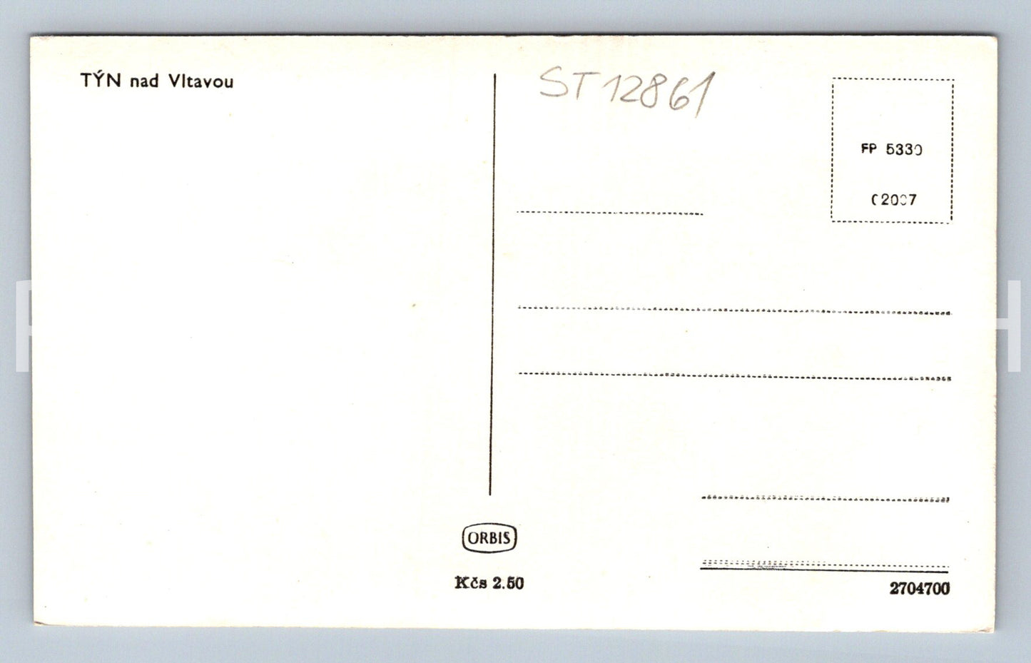 Pohlednice TÝN NAD VLTAVOU (ST12861)