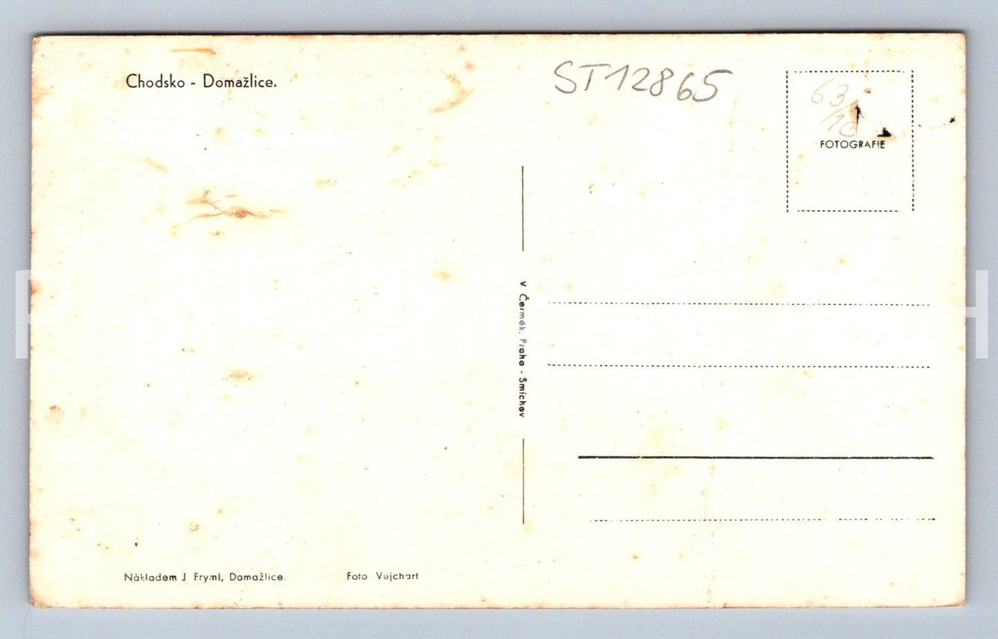 Pohlednice CHODSKO - DOMAŽLICE (ST12865)