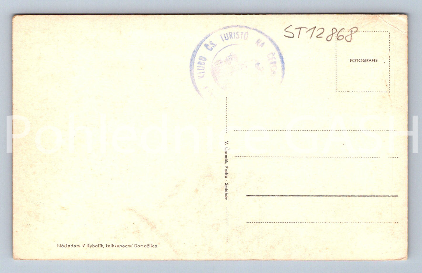 Pohlednice TRAHOV A CHODOV S JIRÁSKOVY STEZKY (ST12868)