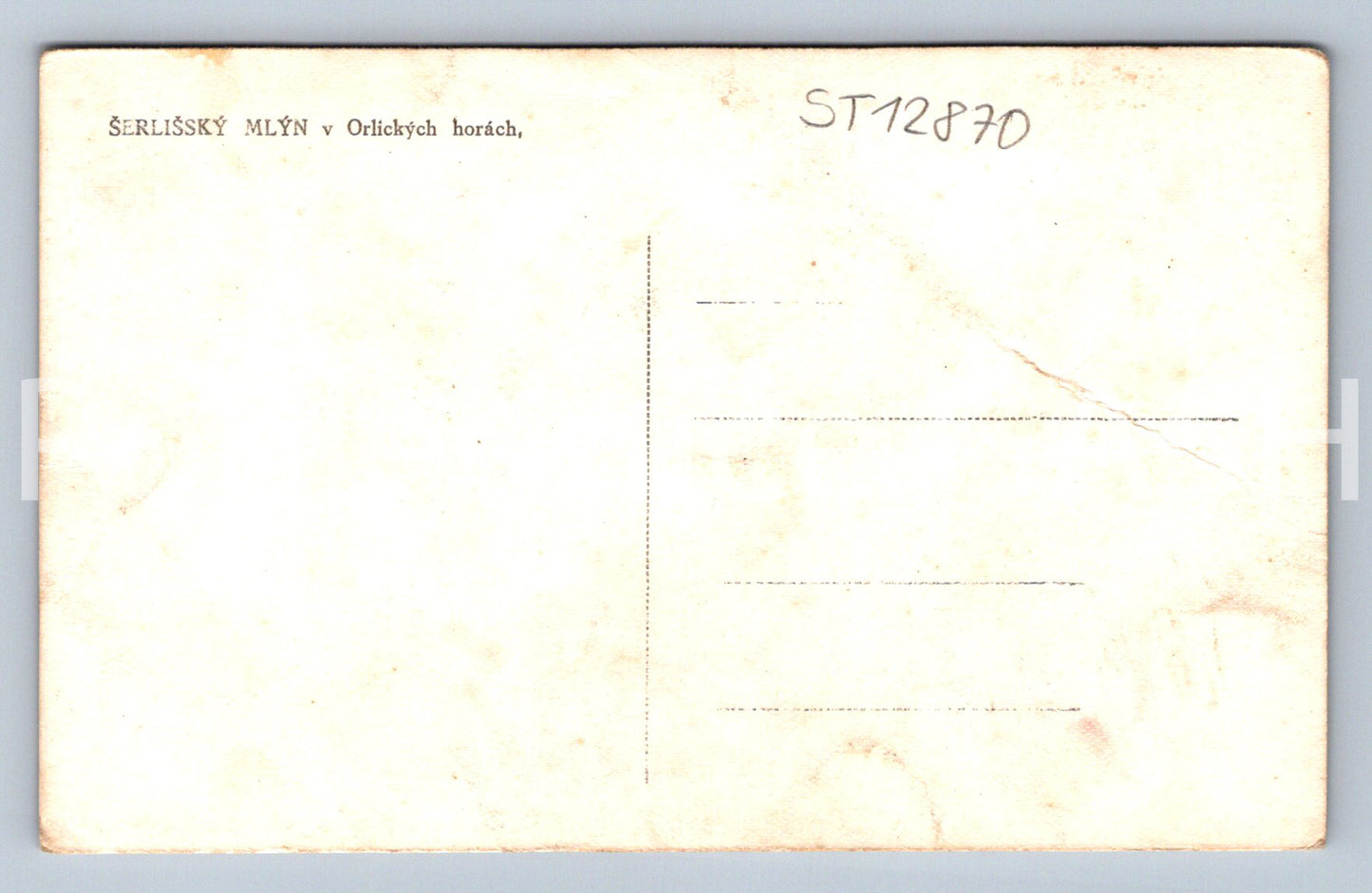 Pohlednice ŠERLIŠSKÝ MLÝN V ORLICKÝCH HORÁCH (ST12870)
