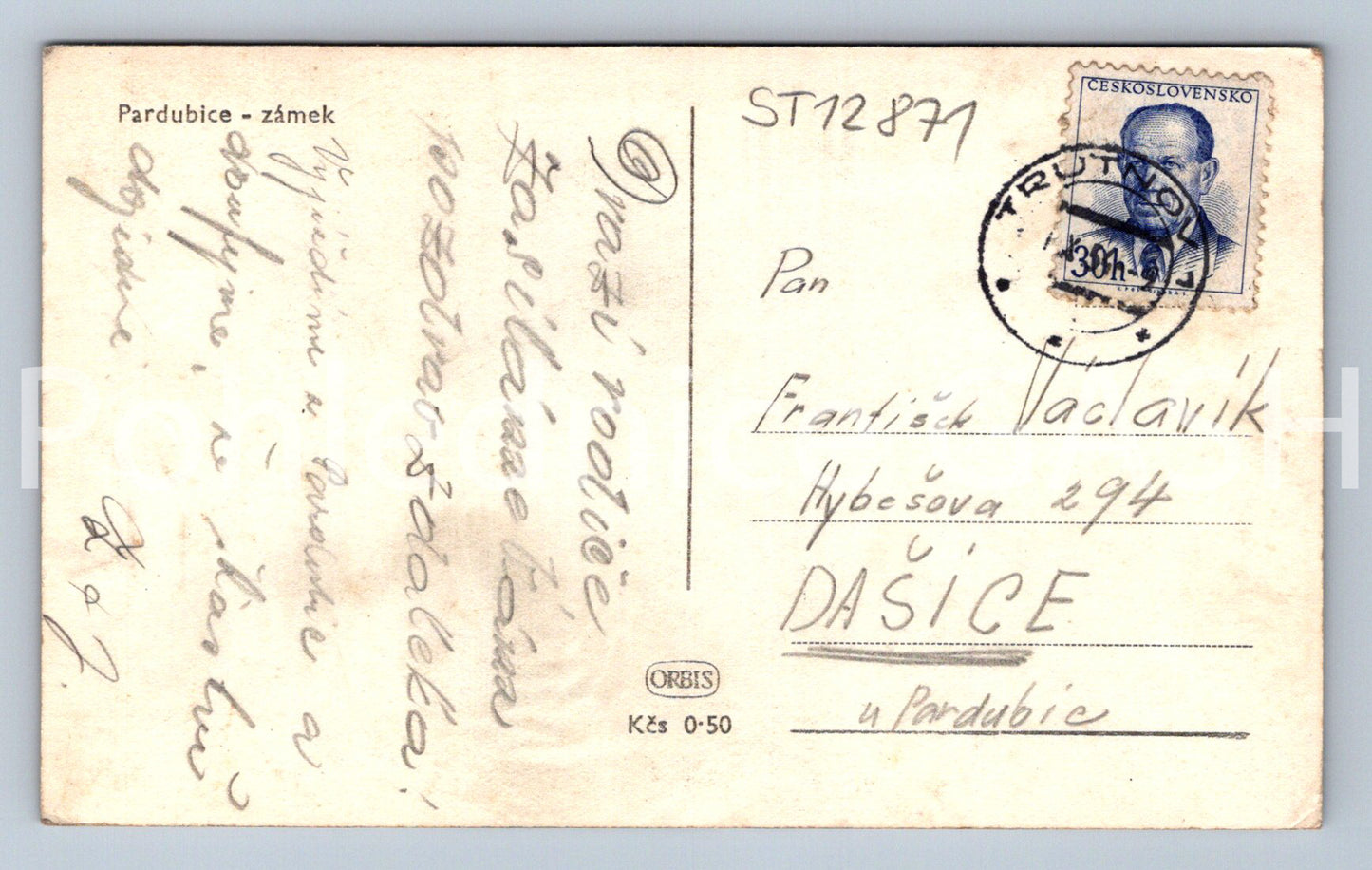Pohlednice PARDUBICE (ST12871)