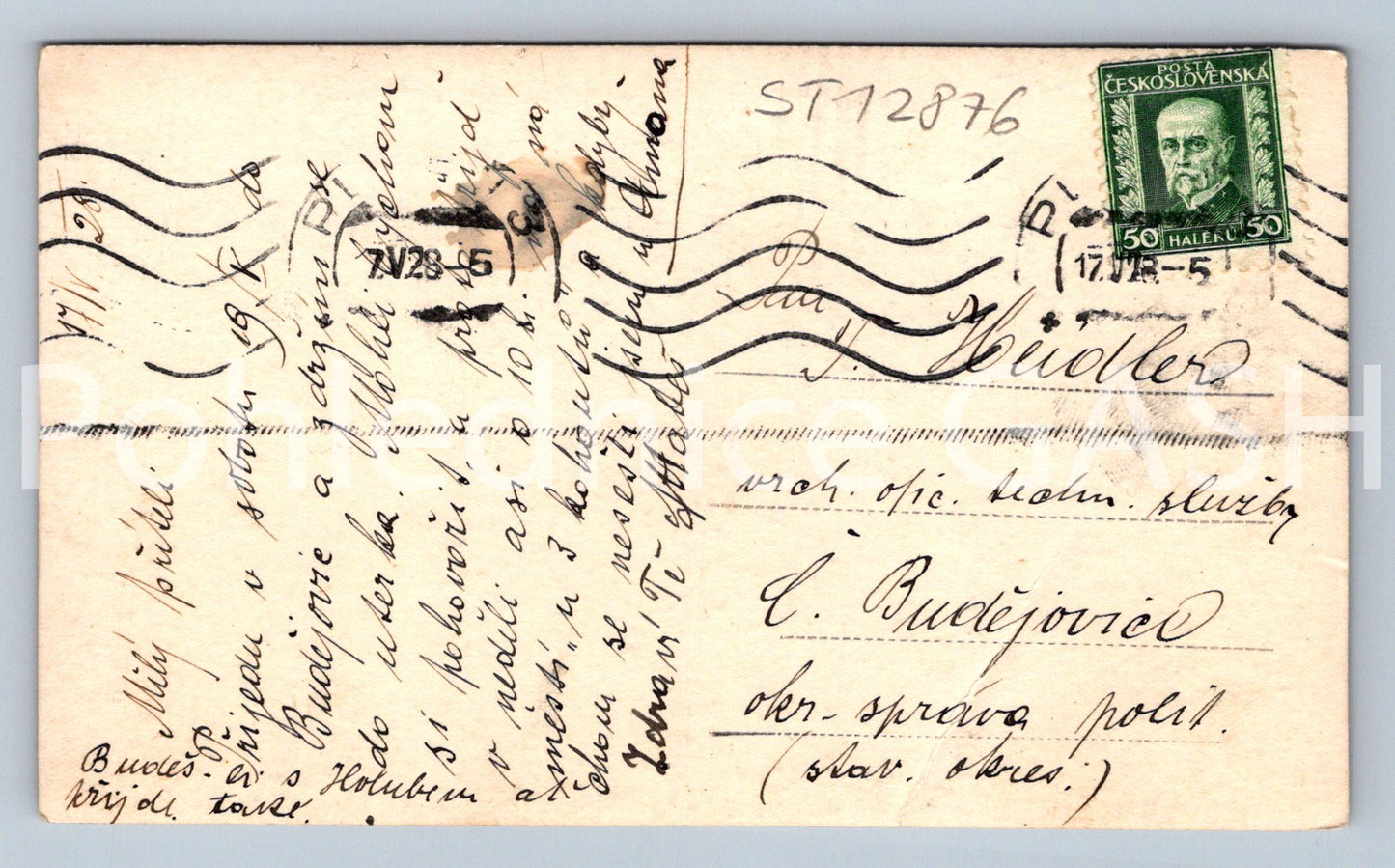 Postcard PILSEN (ST12876)